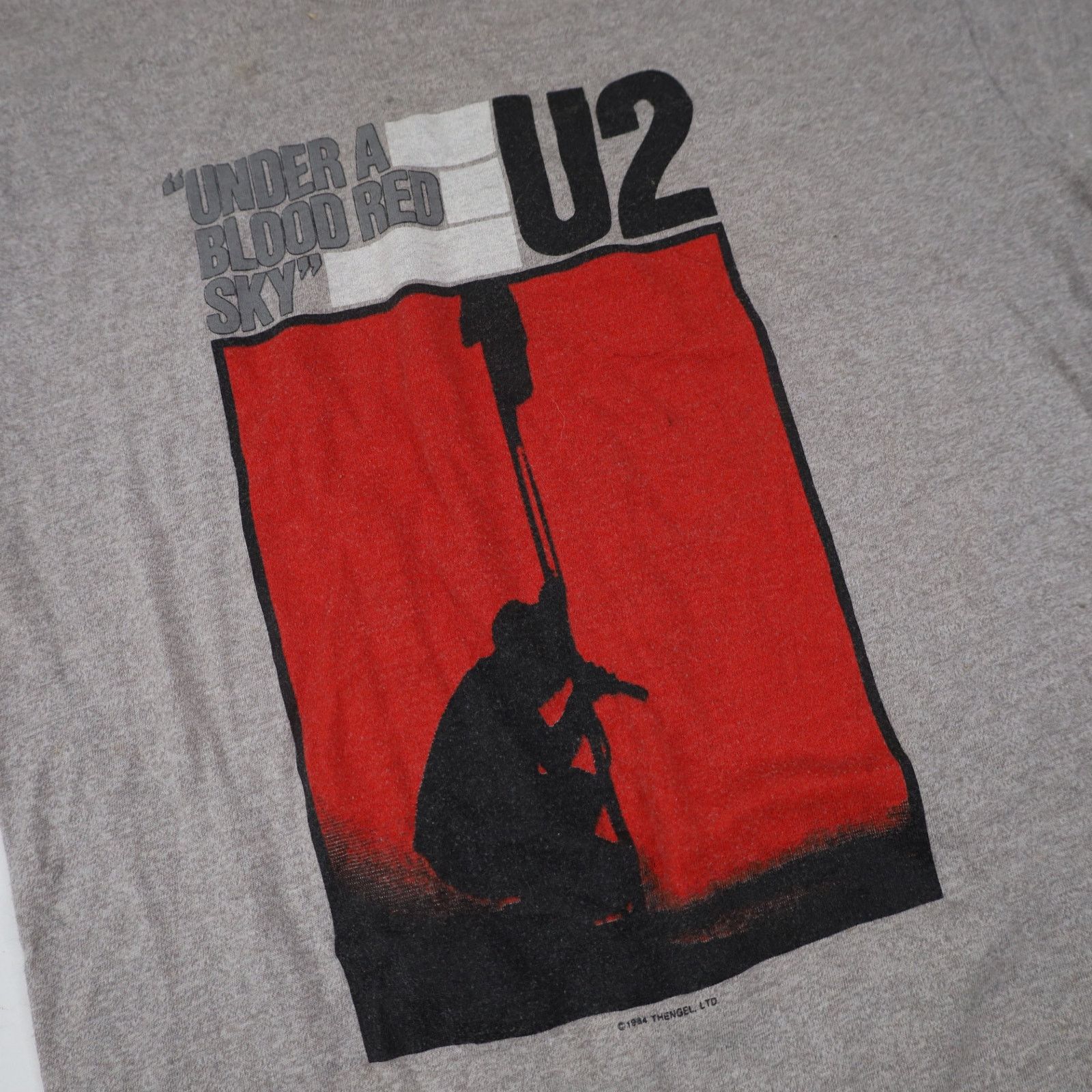 Band Tees × Vintage Vintage 1984 U2 "Under a Blood Red Sky" Graphic Band Tee Size US L / EU 52-54 / 3 - 4 Thumbnail