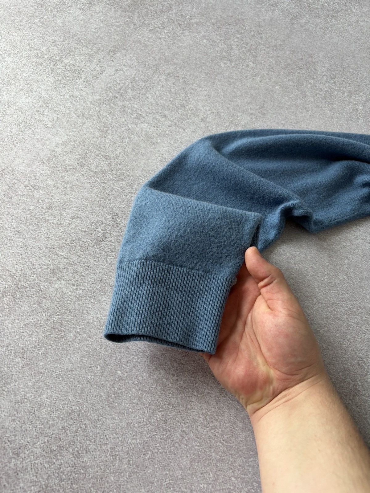 Officine Generale Officine Generale Paris 100% Wool Sweater Blue Crewneck Size US L / EU 52-54 / 3 - 7 Thumbnail