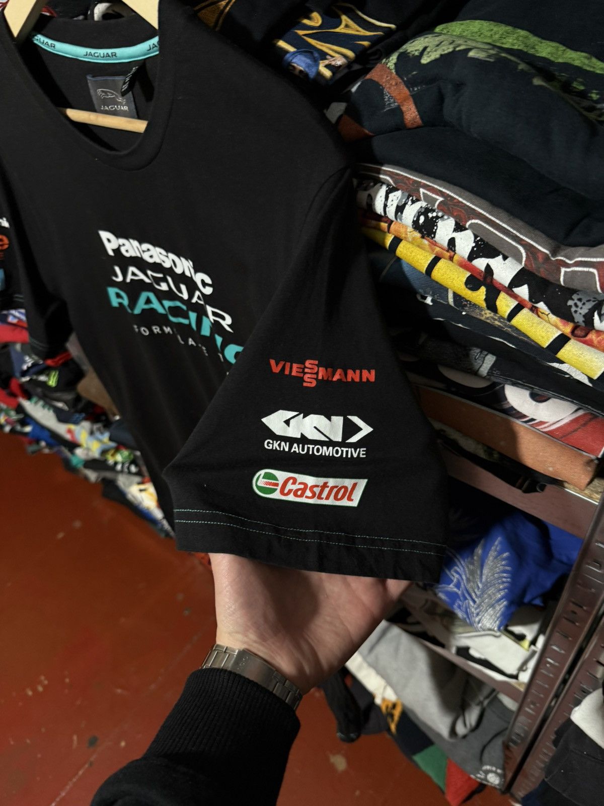 Formula 1 JAGUAR Racing Panasonic Formula Uno F1 Team T-Shirt Size US XL / EU 56 / 4 - 6 Thumbnail