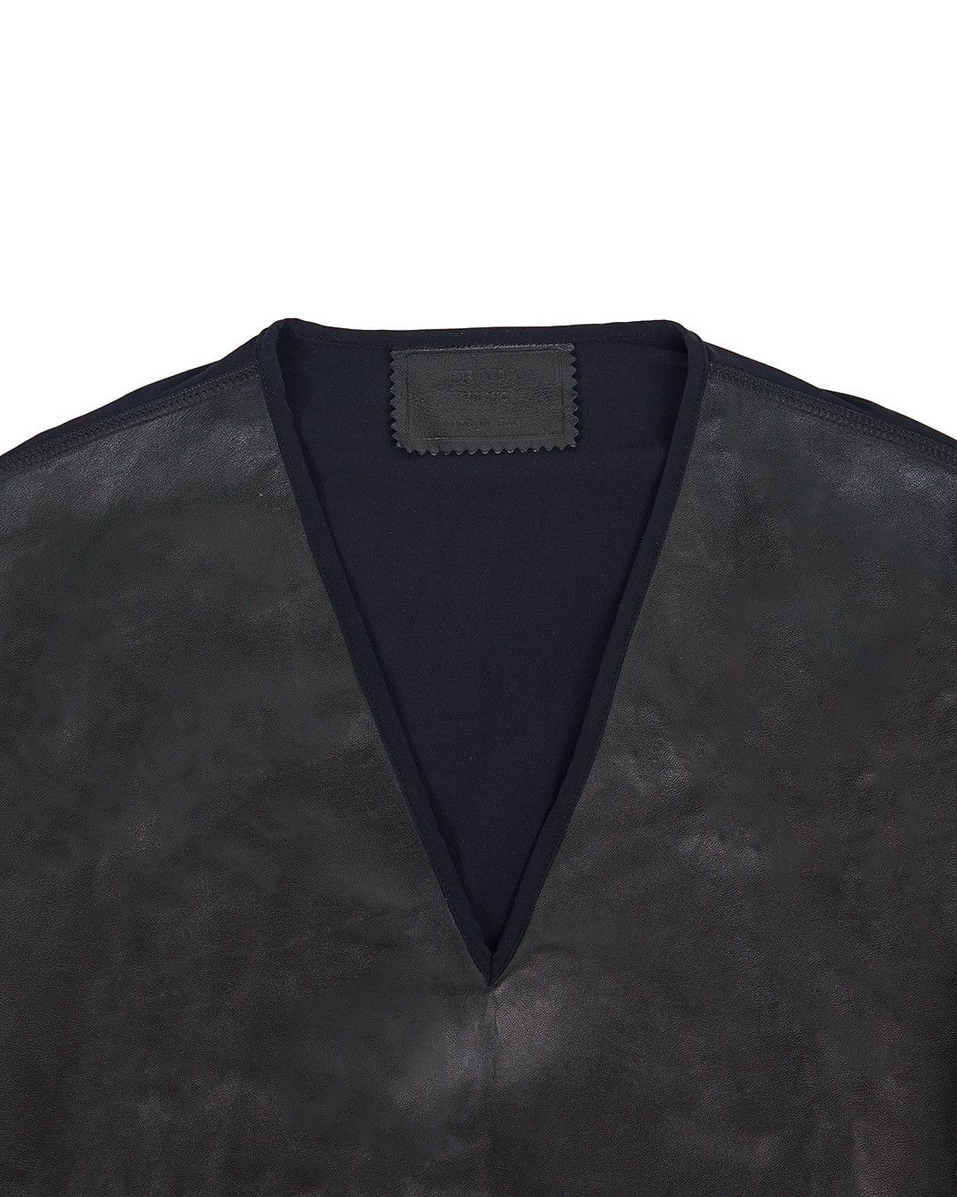Prada Prada S/S2000 Mens Leather Longsleeve Jumper Size US M / EU 48-50 / 2 - 3 Thumbnail