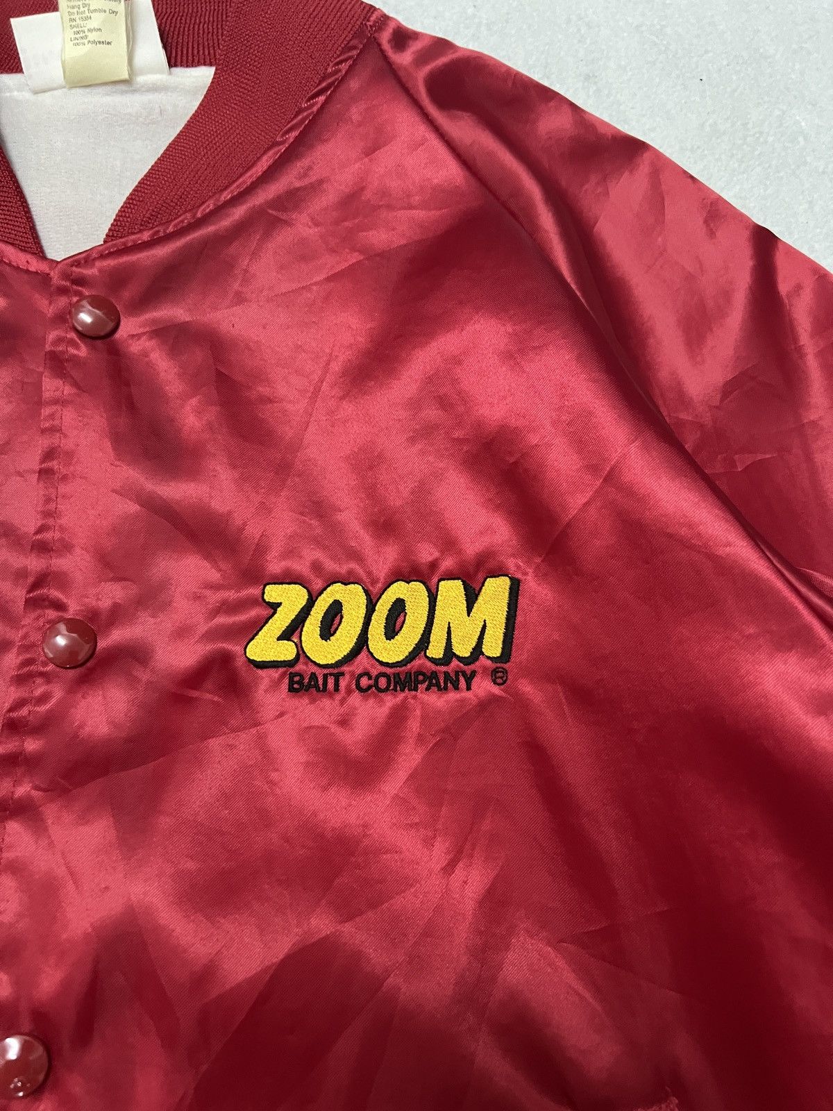 Vintage 547. Vintage Zoom Bait Co. Pro Staff Satin Jacket Size US M / EU 48-50 / 2 - 7 Thumbnail