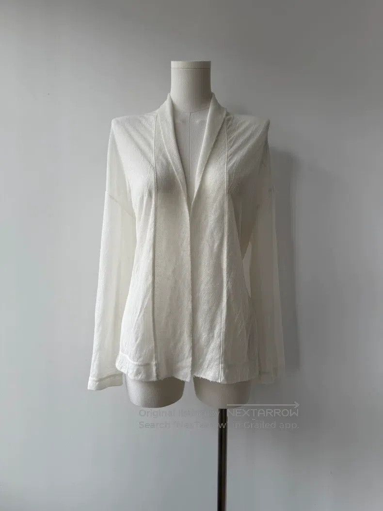 Yohji Yamamoto Yohji Yamamoto 10 AW Minimalist Double Knit Cardigan shirt Size XS / US 0-2 / IT 36-38 - 3 Thumbnail