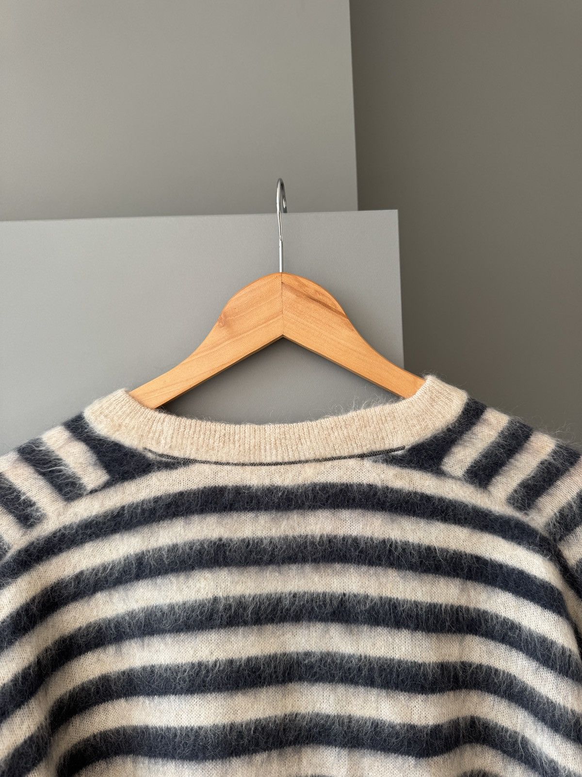 Brunello Cucinelli Brunello Cucinelli Crewneck Striped Sweater Size S / US 4 / IT 40 - 8 Thumbnail