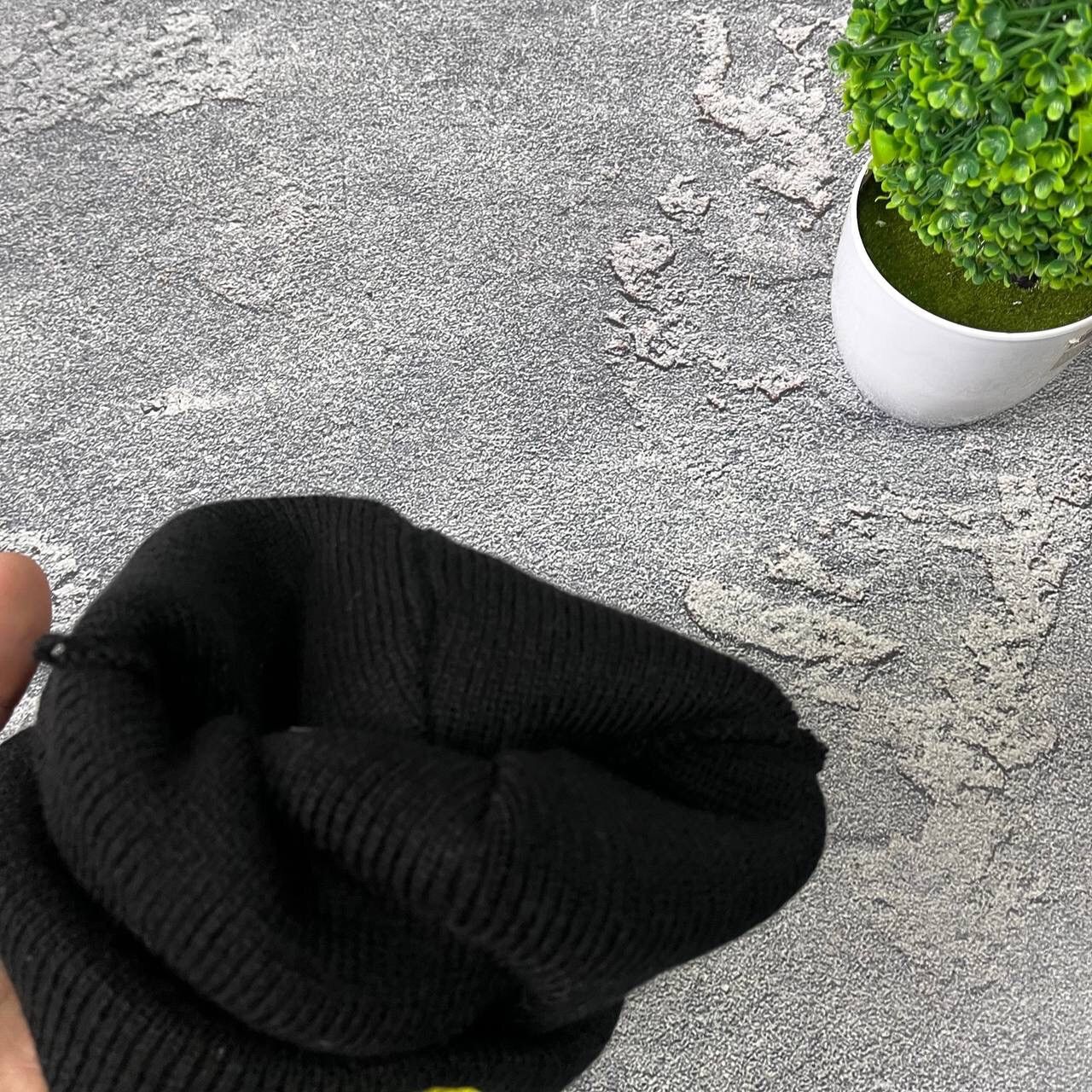 Vintage YB Beanie Logo BSC Young Boys Black AG UniSex Hat Size ONE SIZE - 2 Thumbnail