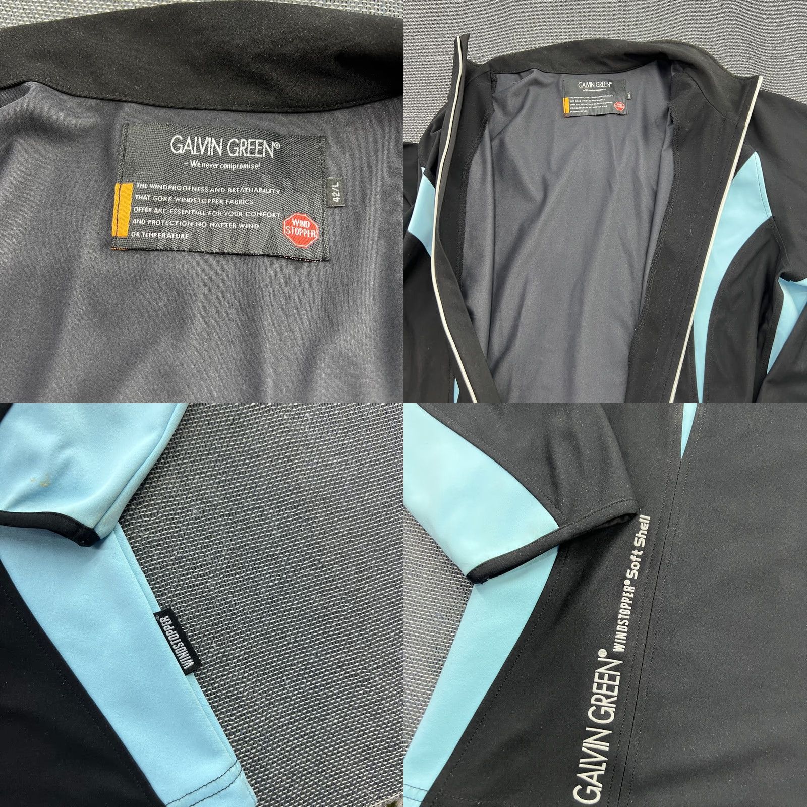 Galvin Green VINTAGE? No. Galvin Green Windstopper Jacket Womens M Softshell Black Blue Outdoor Size M / US 6-8 / IT 42-44 - 9 Thumbnail