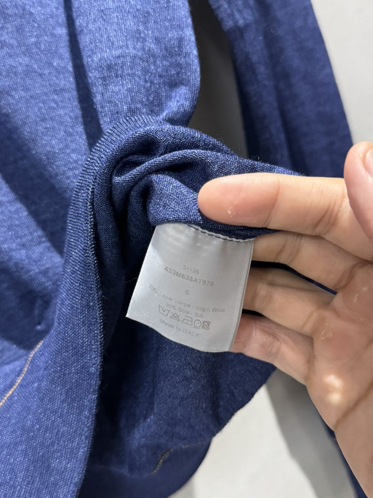 Dior AW 2008 Dior Homme Kris Van Assche Virgin Wool Knit Crewneck Size US S / EU 44-46 / 1 - 11 Thumbnail