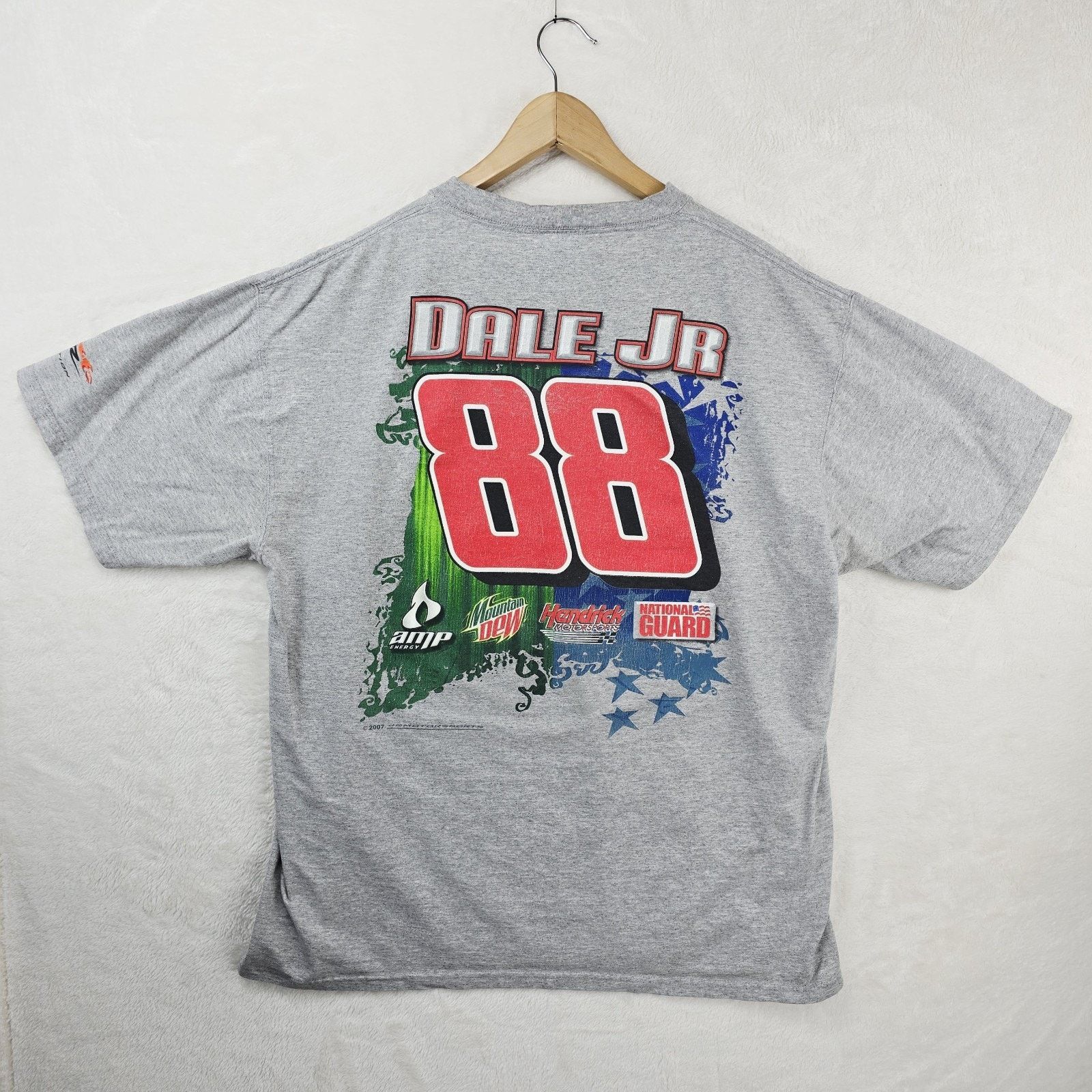 Chase Authentics Dale Earnhardt Jr. #88 Mountain Dew Shirt XL NASCAR Size US XL / EU 56 / 4 - 7 Thumbnail