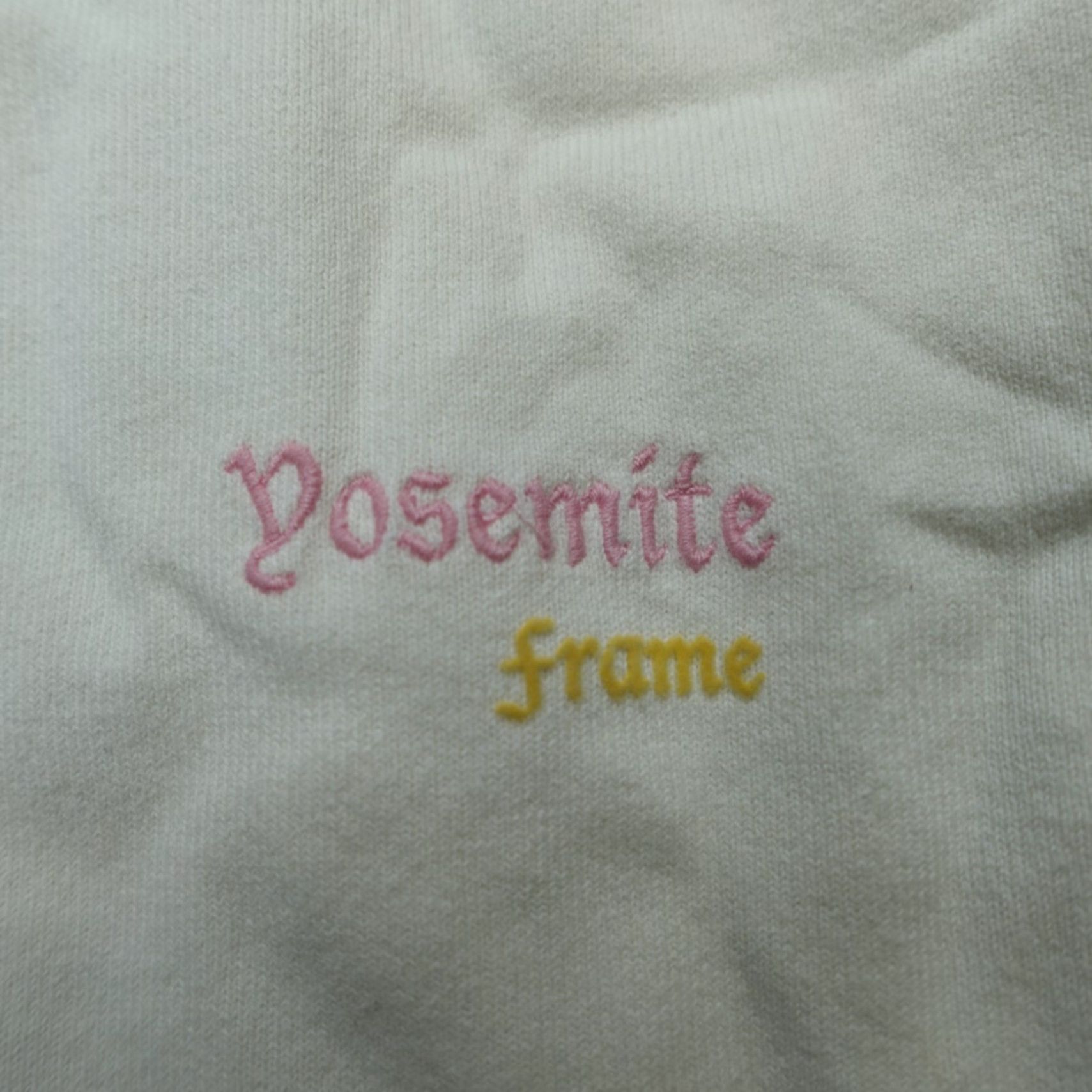 Frame Frame Mens Shirt XL Beige Double Sided Embroidered Yosemite Size US XL / EU 56 / 4 - 3 Thumbnail