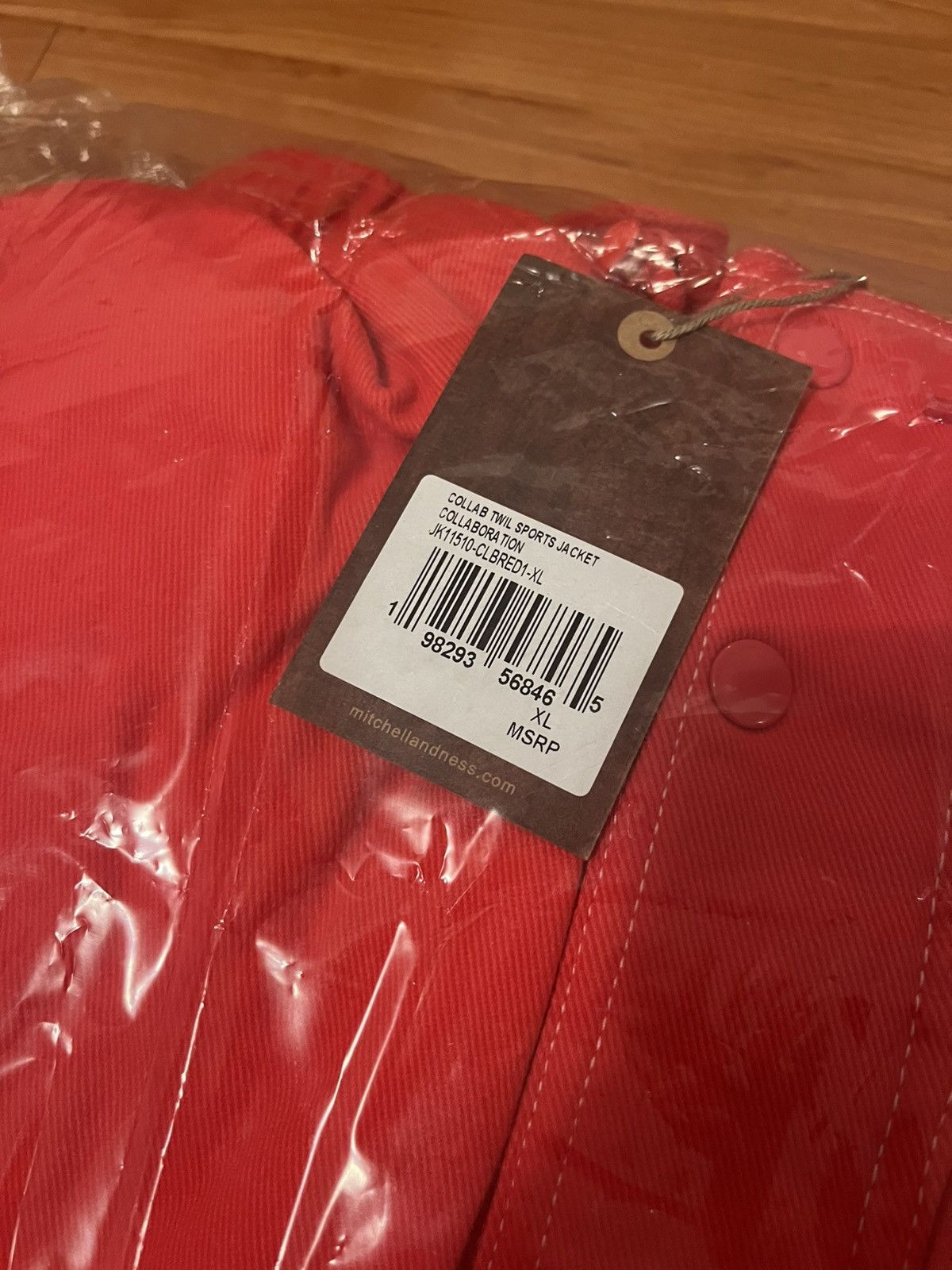 Supreme Supreme Mitchell & Ness Twill Stadium Jacket Red XL Size US XL / EU 56 / 4 - 3 Thumbnail