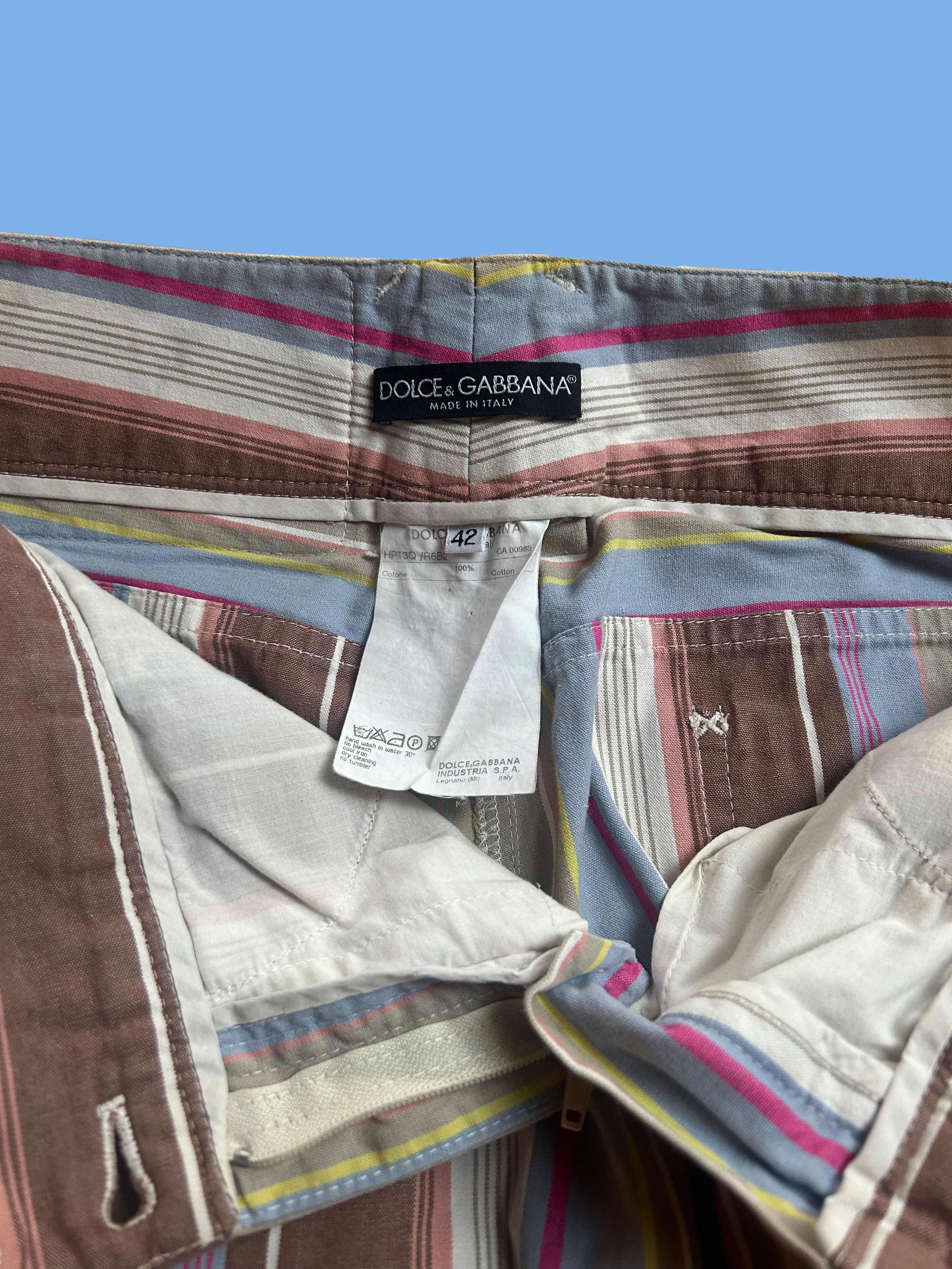Dolce & Gabbana Vintage Dolce & Gabbana Rainbow Pants Size 42" / US 20 - 4 Thumbnail