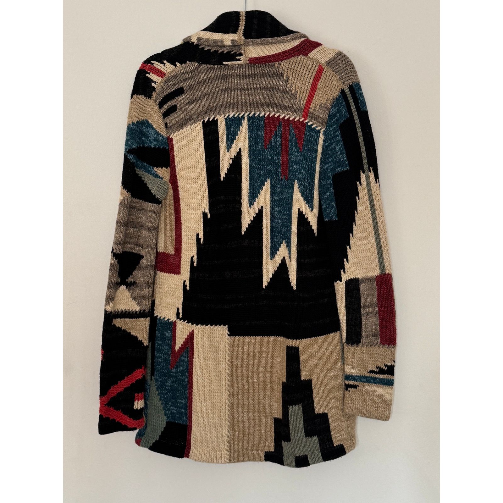 Polo Ralph Lauren POLO RALPH LAUREN Women's Native Cardigan Beige Size S / US 4 / IT 40 - 2 Thumbnail