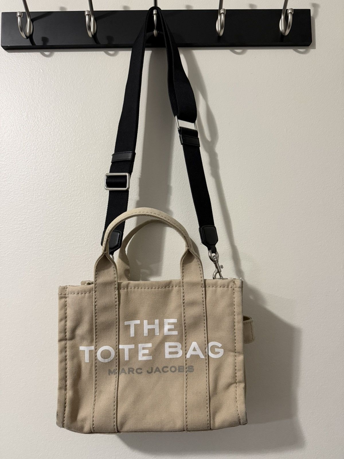 Marc Jacobs Marc Jacobs The Canvas Small Tote Bag ‘Beige’ Size ONE SIZE - 2 Thumbnail