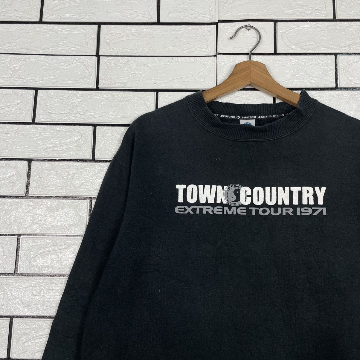 Japanese Brand Town & Country Black Sweatshirt Size US M / EU 48-50 / 2 - 6 Thumbnail