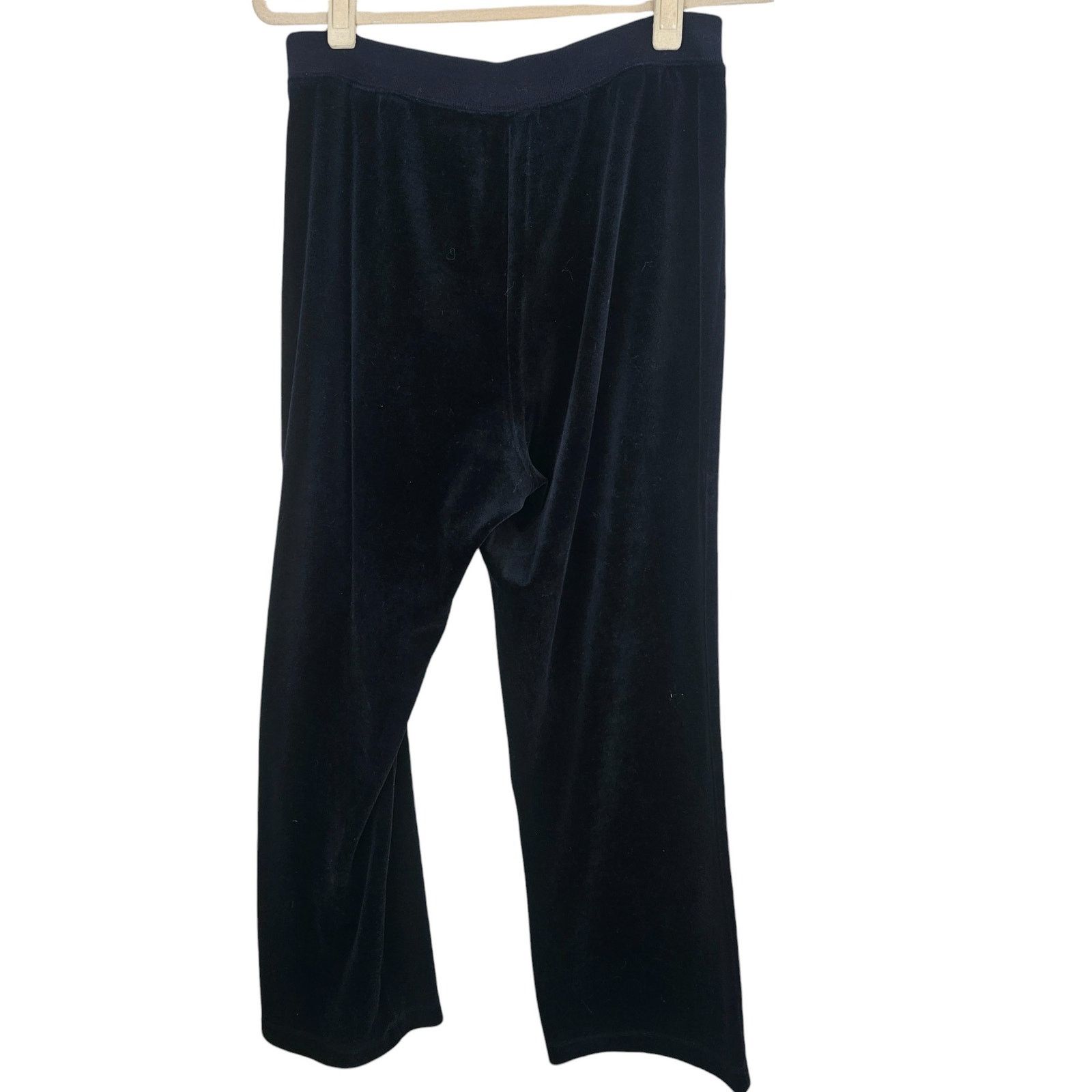 Lauren Ralph Lauren Lauren Ralph Lauren Womens Navy Velour Sweatpants SIze M Size 37" - 6 Thumbnail