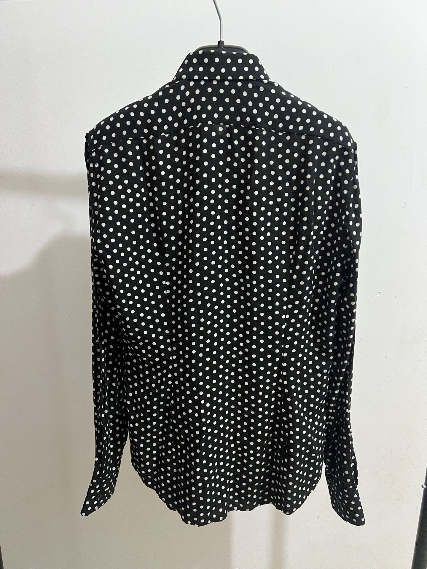 Hedi Slimane Celine 19FW Polka Dot Shirt Size US M / EU 48-50 / 2 - 2 Thumbnail