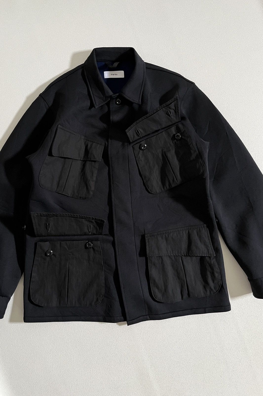 Markaware MARKA Jungle Fatigue Jacket Black Nylon Size US L / EU 52-54 / 3 - 7 Thumbnail