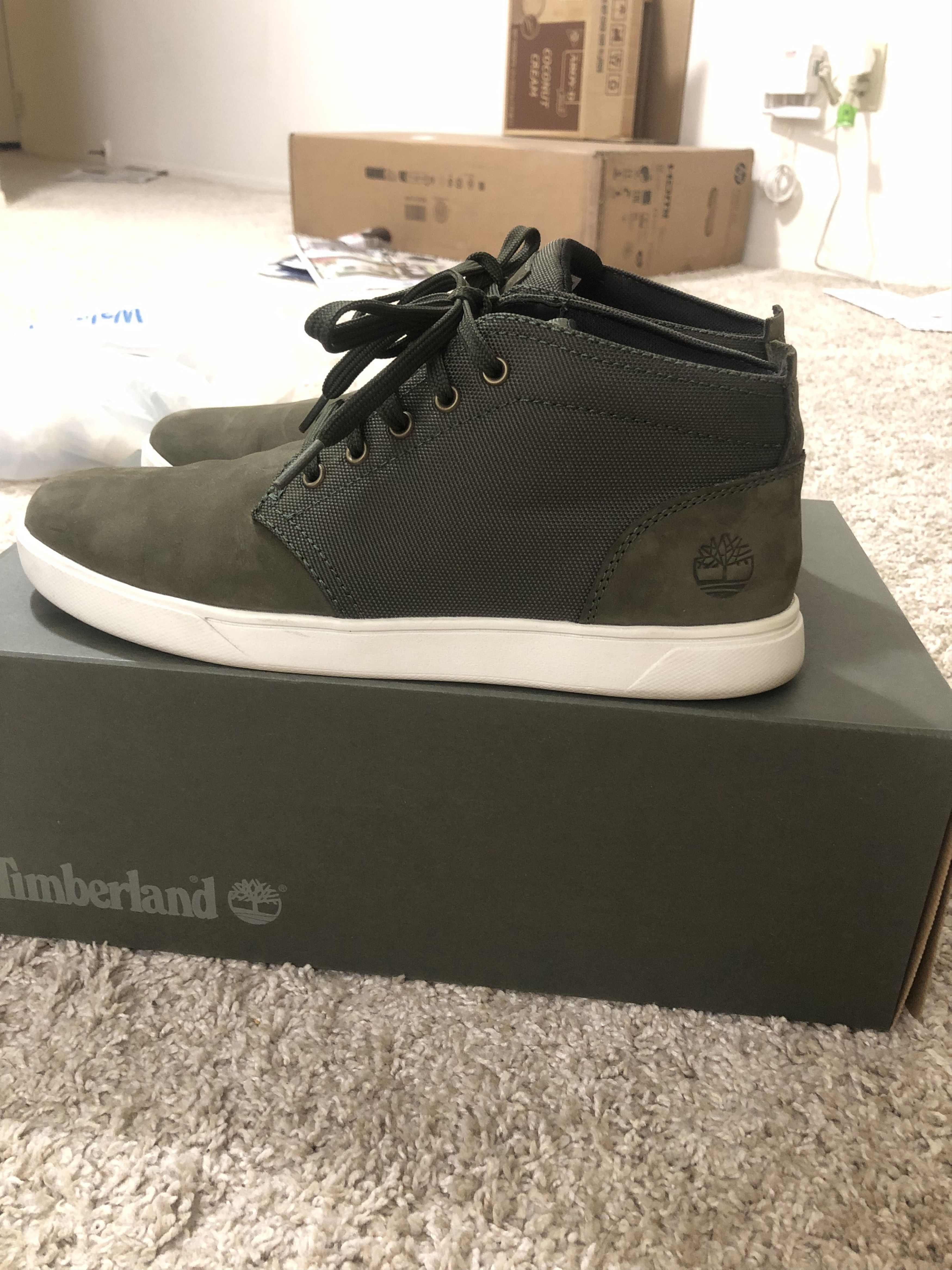 Timberland groveton leather fashion and fabric chukka