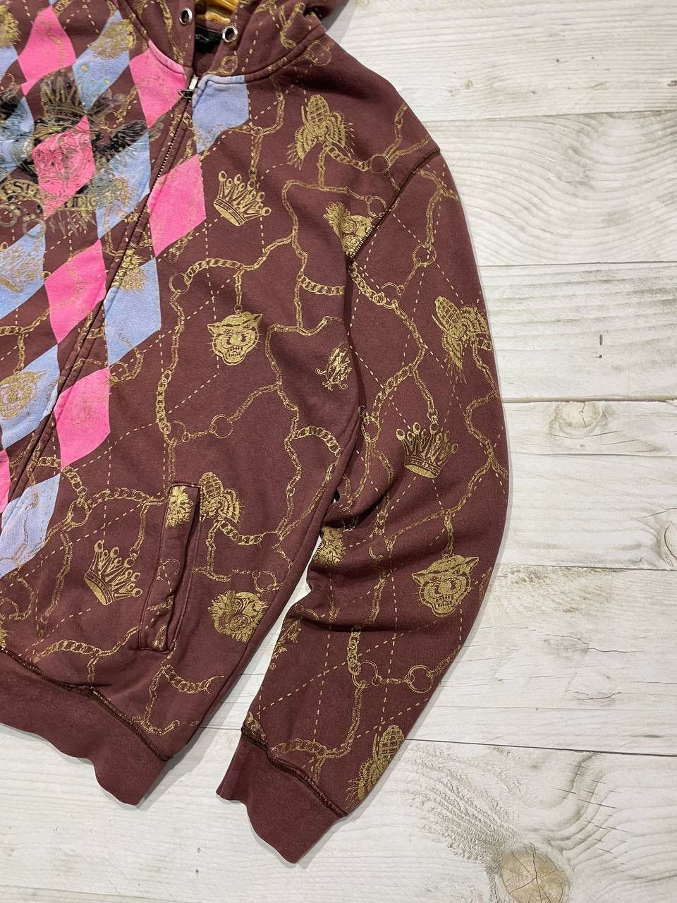 Christian Audigier Vintage Christian Audigier Hoodie Full Zip Y2K 90s Size US M / EU 48-50 / 2 - 5 Thumbnail