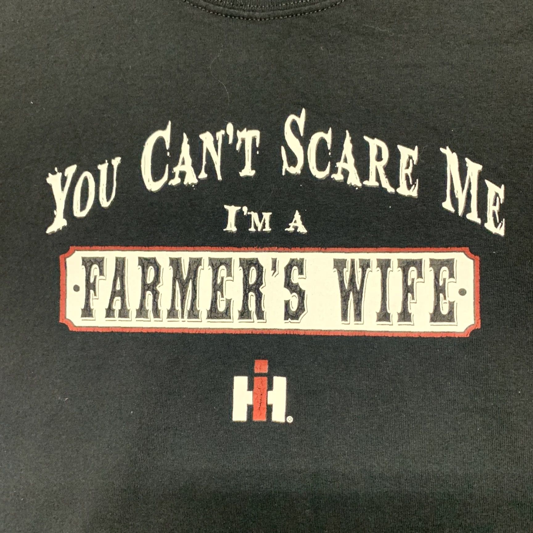 Vintage IH Farmer's Wife T Shirt International Harvester Womens Black Medium Size M / US 6-8 / IT 42-44 - 7 Thumbnail
