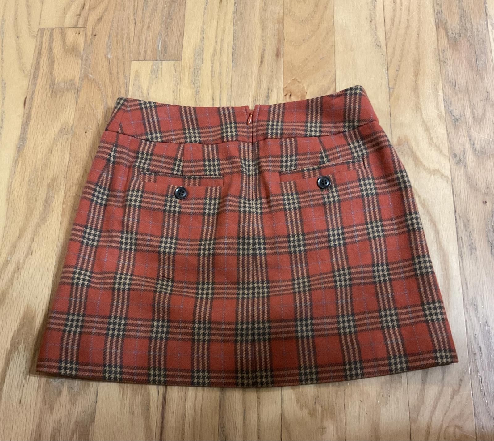 Gap Extra Cute Vintage Y2K Gap Red Plaid Mini Skirt Size 0 Size 25" / US 0 / IT 36 - 5 Thumbnail