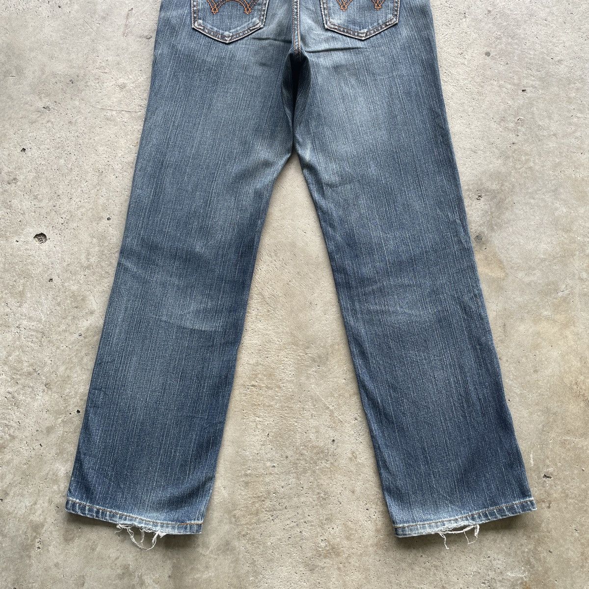 Japanese Brand W30 Vintage Edwin 502 Japan Faded Distressed Jeans Pants Size US 30 / EU 46 - 10 Thumbnail