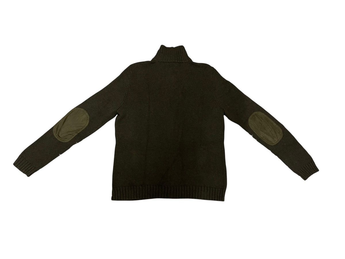 Lauren Ralph Lauren Lauren Ralph Lauren Olive Sweater w/ Elbow Patches Size XL / US 12-14 / IT 48-50 - 3 Thumbnail