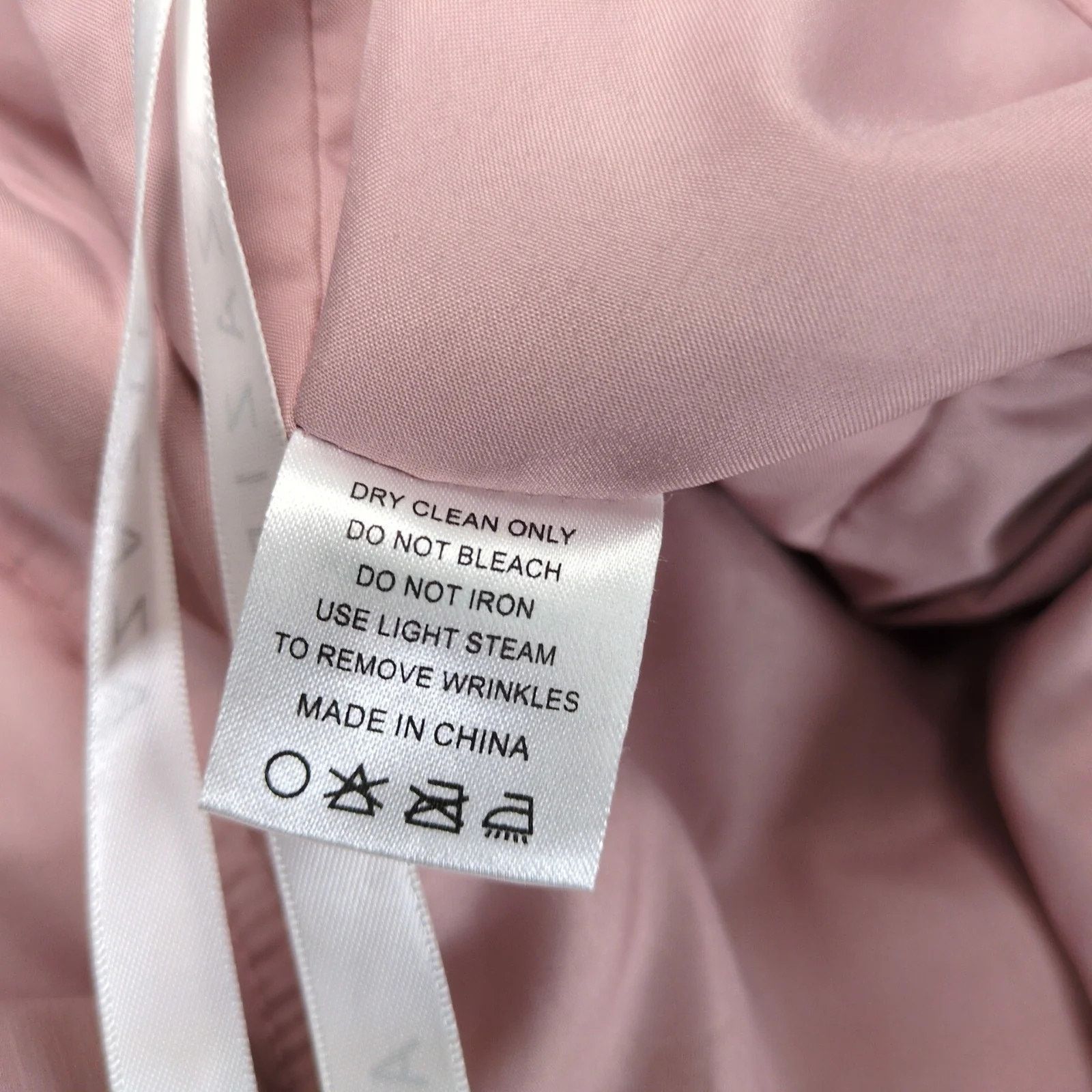 Other Azazie Rebecca Dusty Rose Chiffon Floor-Length Dress Gown 10 Size L / US 10 / IT 46 - 9 Thumbnail