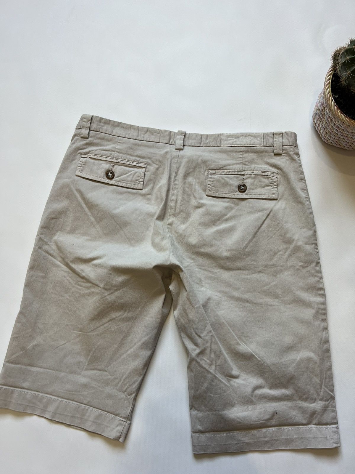 Etro Etro Classic Shorts Beige Mens Size US 34 / EU 50 - 7 Thumbnail