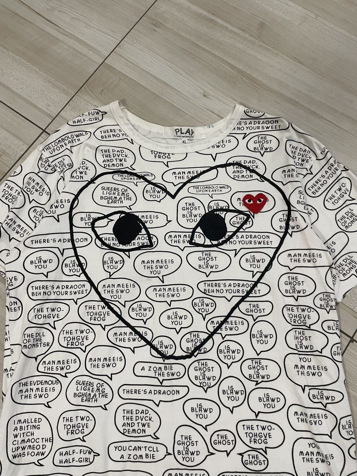 CDG by Comme des Garcons PLAY Comme des Garcons CDG Monogram Graphic Matt Groening Size US XL / EU 56 / 4 - 2 Thumbnail