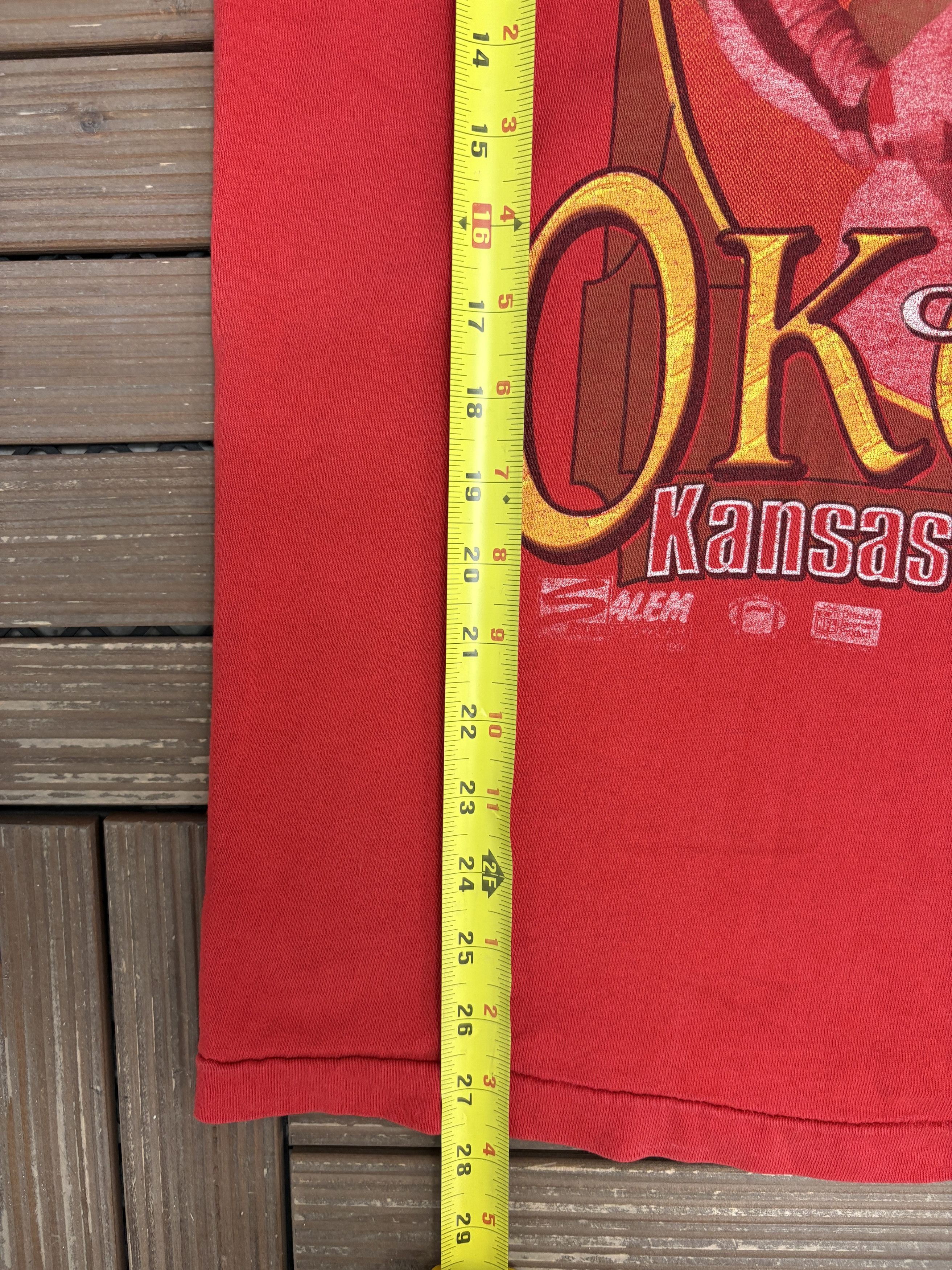 Salem Sportswear Kansas City Chiefs Christian Okoye Vintage T-Shirt Tee Size US L / EU 52-54 / 3 - 8 Thumbnail