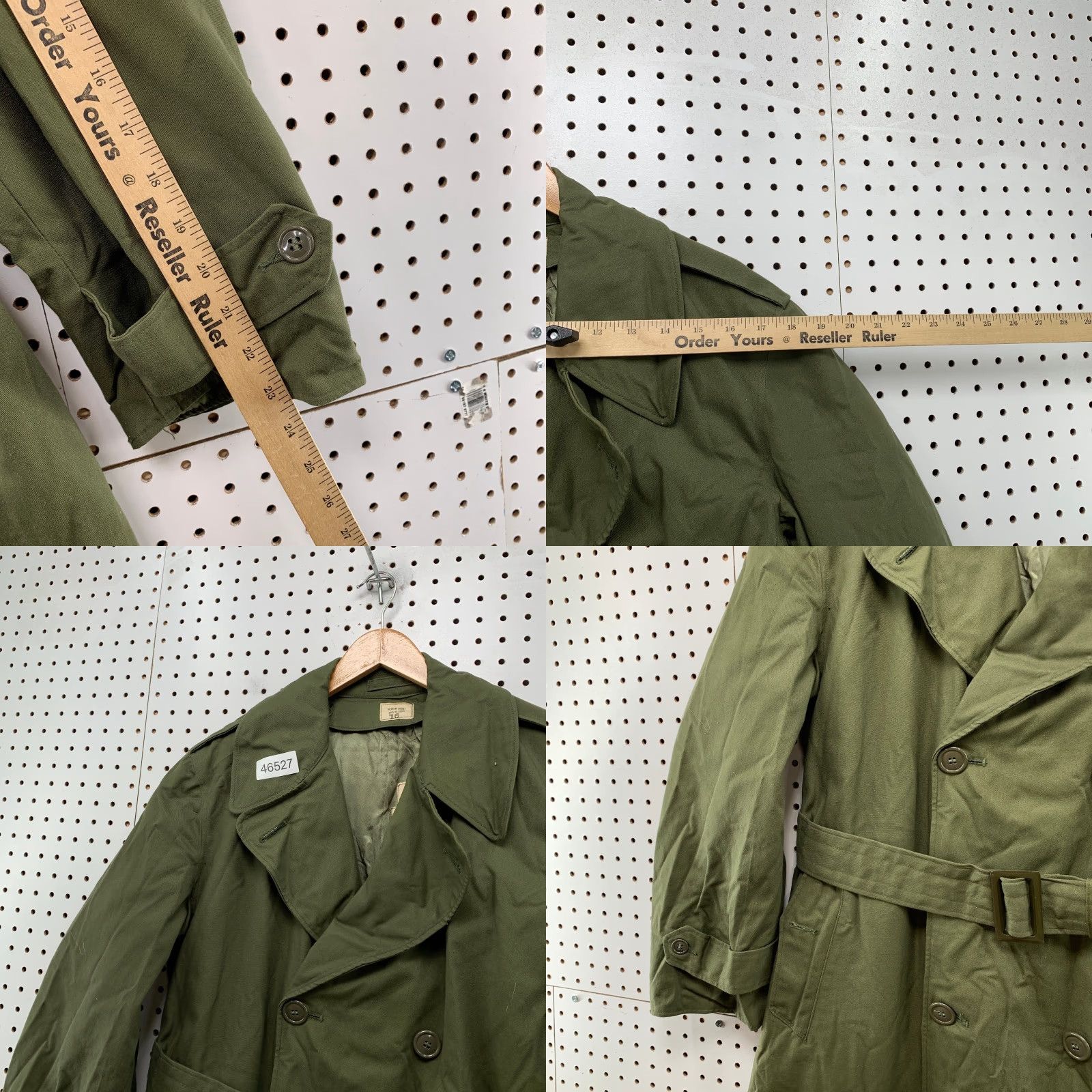 Doublet VINTAGE US Army Overcoat Jacket Mens M OG-107 Lined Double Breasted Green Winter Size US M / EU 48-50 / 2 - 9 Thumbnail