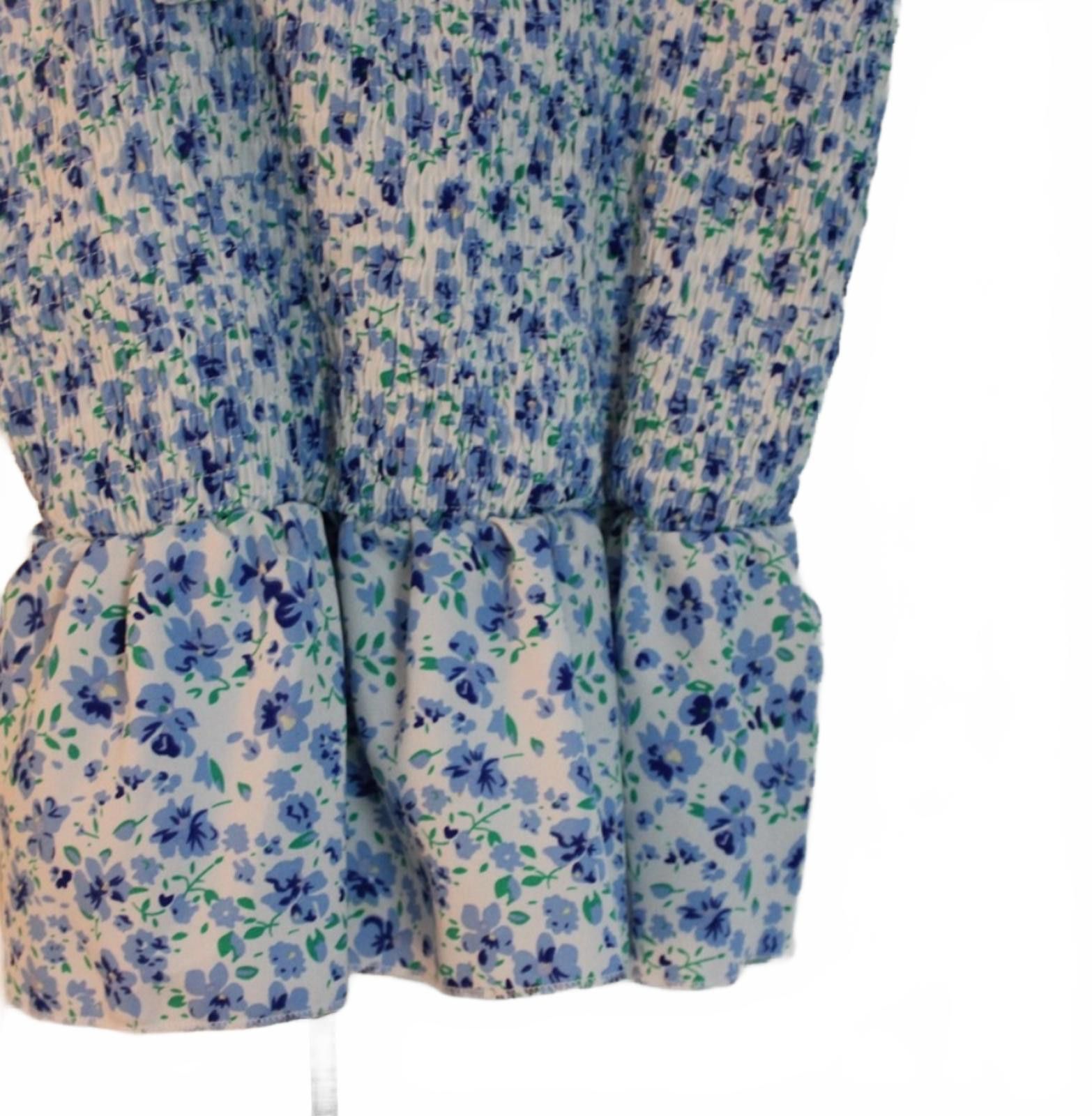 Shein NWOT SHEIN Women's Floral Print Sleeveless Top Tie Straps S Size S / US 4 / IT 40 - 6 Thumbnail