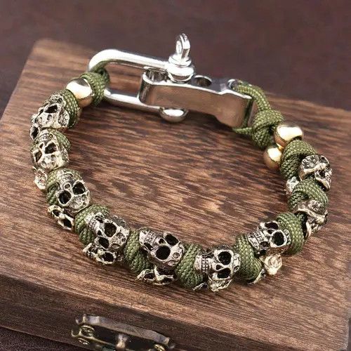 Jewelry Adjustable Skeleton Bangles Bracelet Size ONE SIZE - 2 Thumbnail