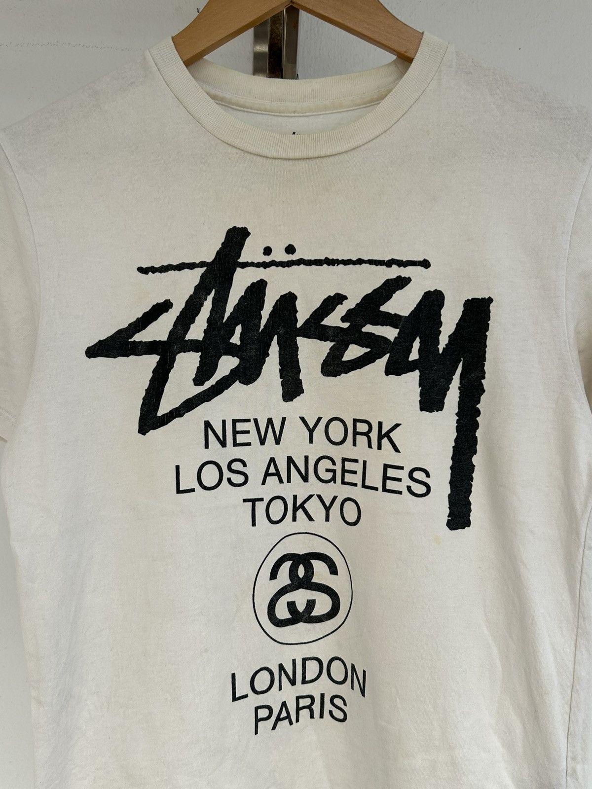 Stussy Stussy Y2K White Tee Size US S / EU 44-46 / 1 - 1 Thumbnail