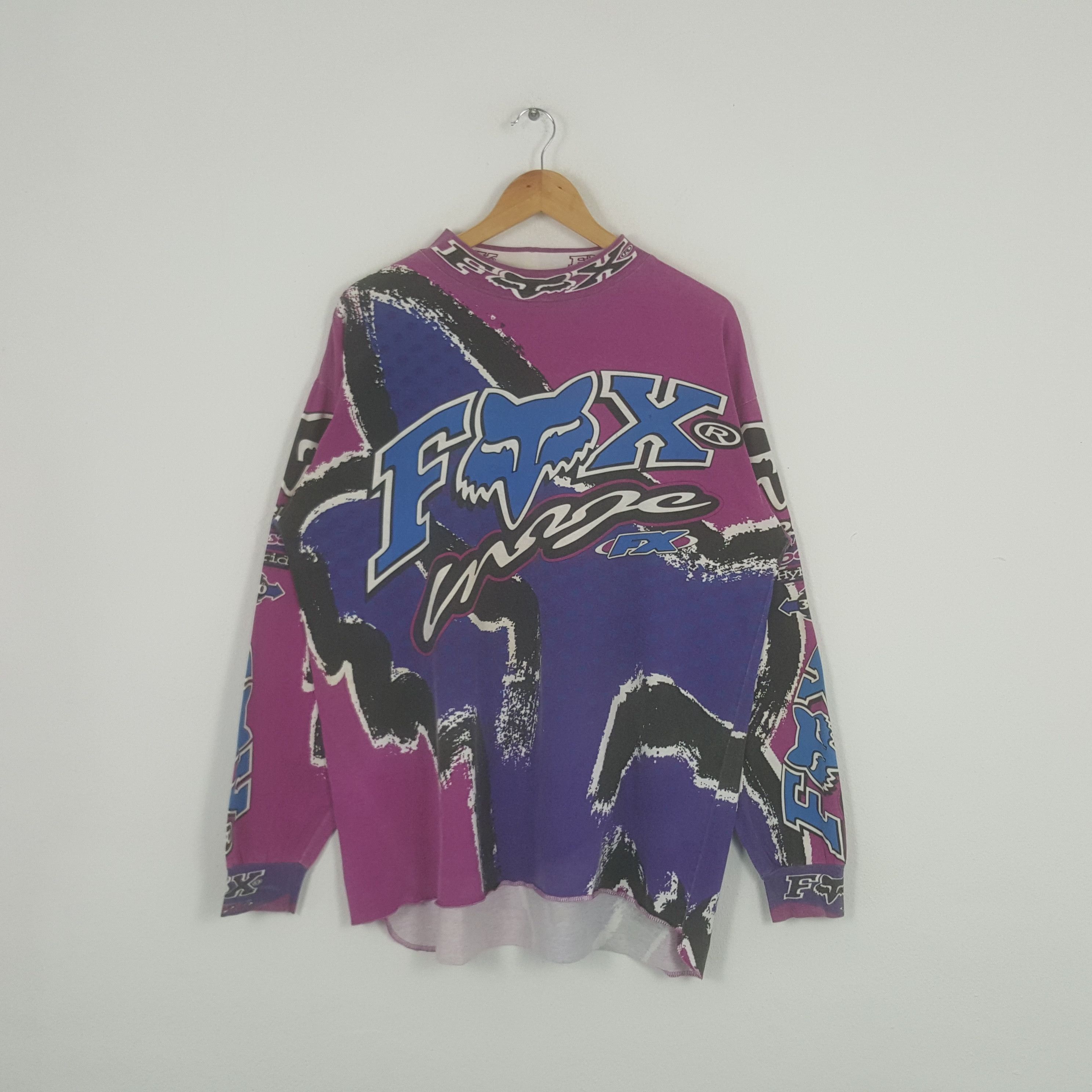Fox Racing × Vintage Vintage Fox Racing Extreme Motorcross Sport Tshirt ...