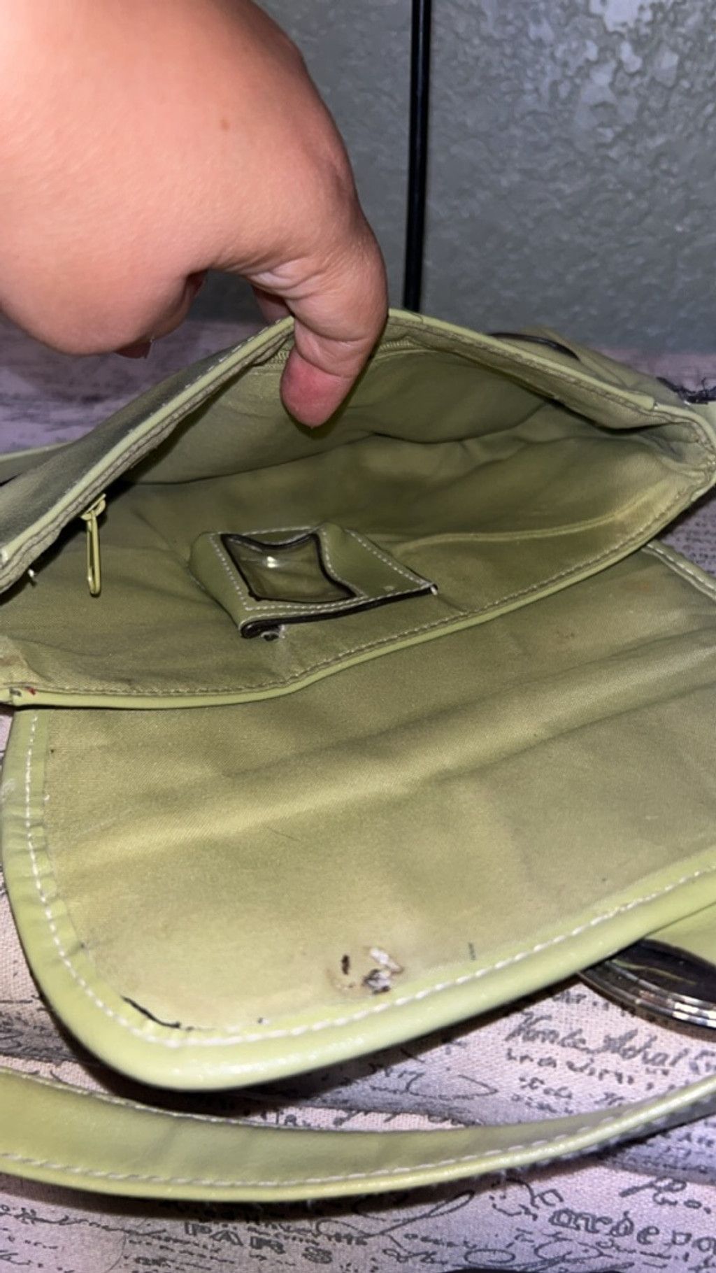 The Unbranded Brand Y2K Shoulder Bag One Size Green Size ONE SIZE - 4 Thumbnail