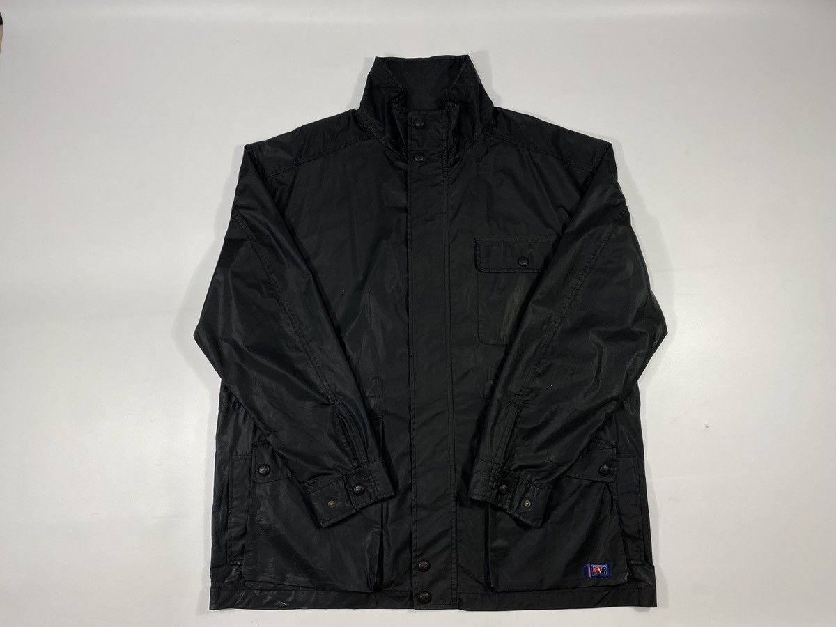 LASTDROP🔥 Vintage 90s Valentino Rubber Jacket Nylon Raincoat