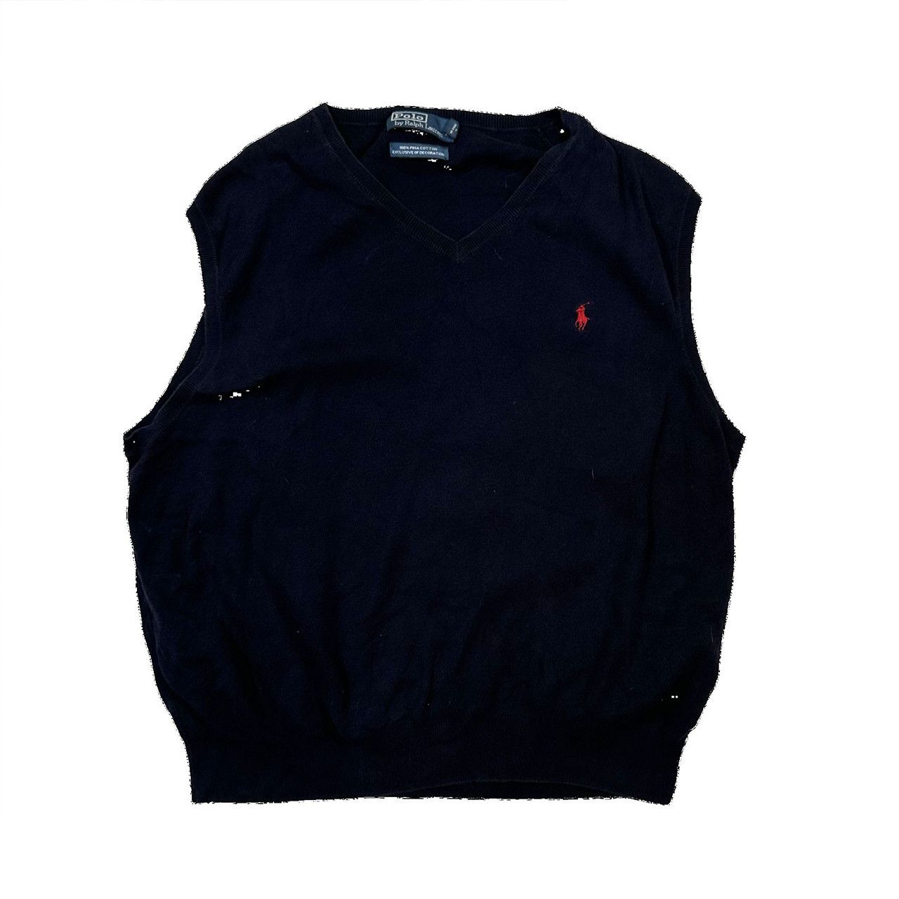 Vintage Vintage Polo Ralph Lauren Sweater Vest Size US XL / EU 56 / 4 - 1 Thumbnail