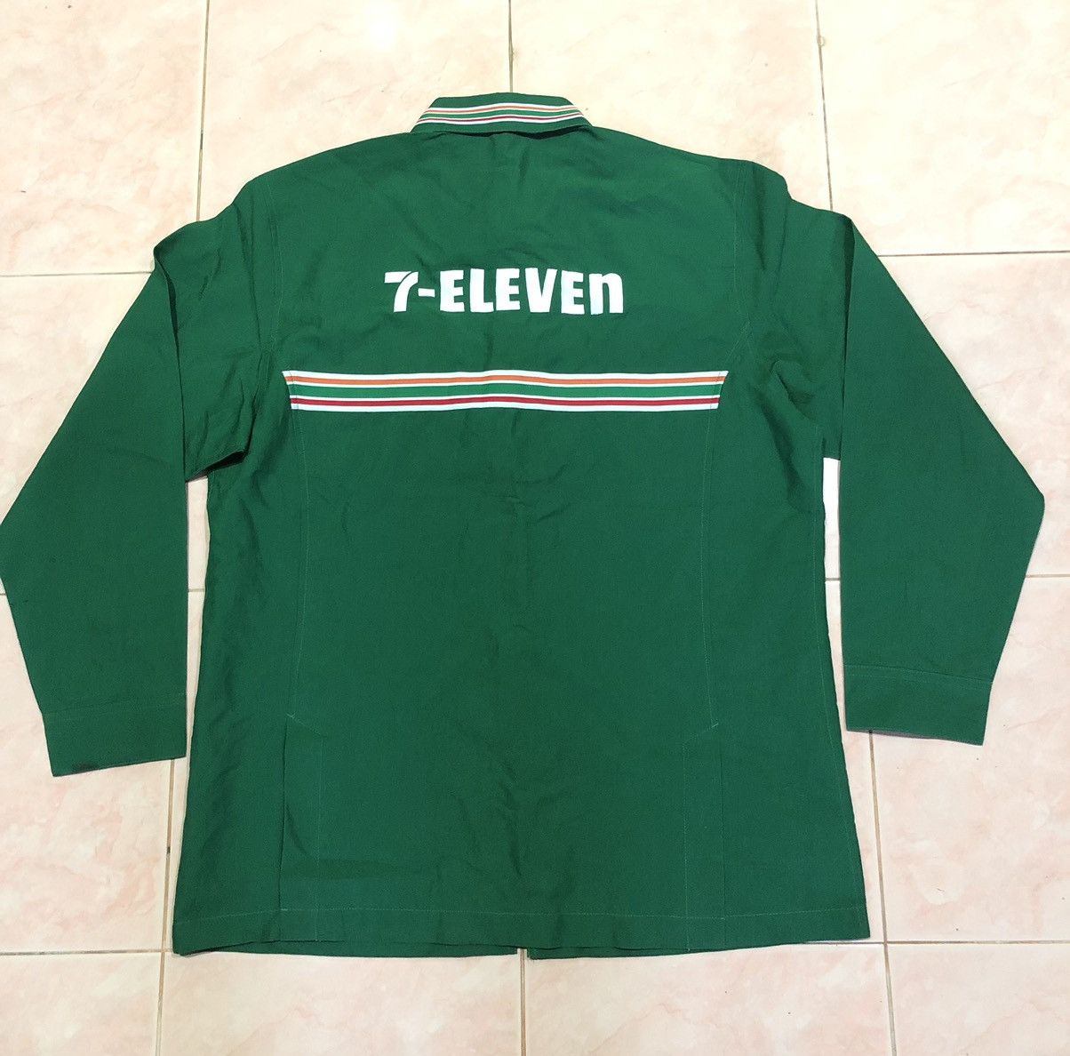Japanese Brand × Vintage Vintage 7 Eleven Zip Up Work Shirt Size US L / EU 52-54 / 3 - 2 Thumbnail