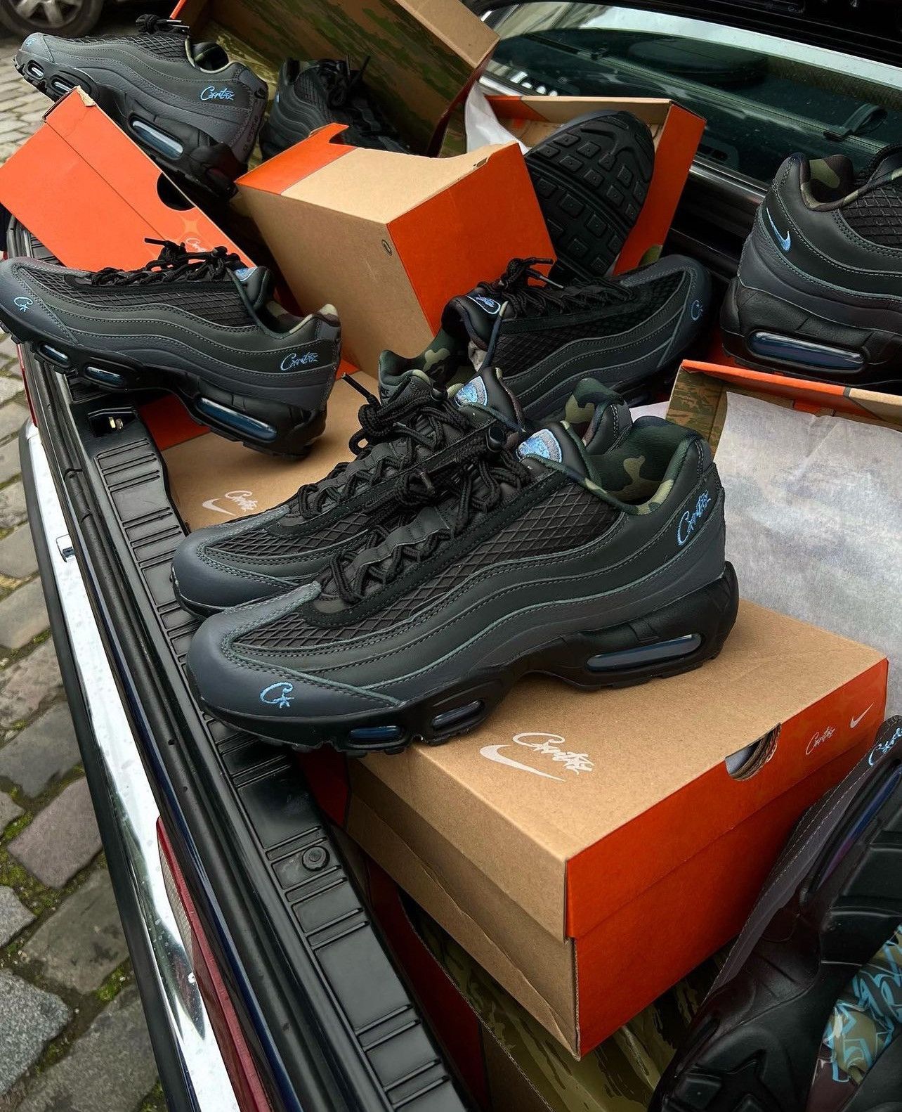 Corteiz × Nike Nike Air Max 95 SP Corteiz Aegean Storm Size 9.5 Size US 9.5 / EU 42-43 - 12 Thumbnail