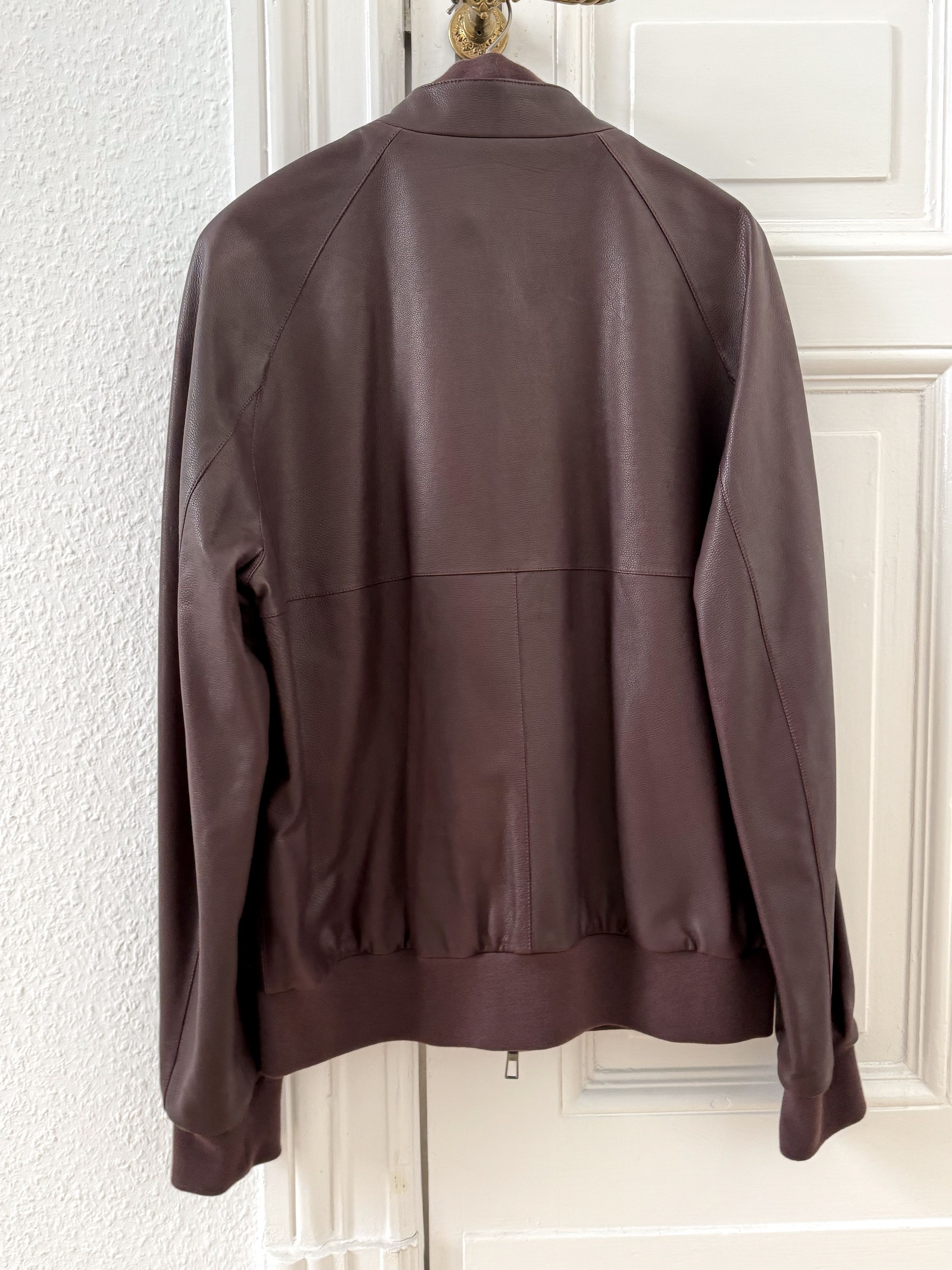 Loro Piana Reversible Crimson Leather Jacket New Size US M / EU 48-50 / 2 - 2 Thumbnail