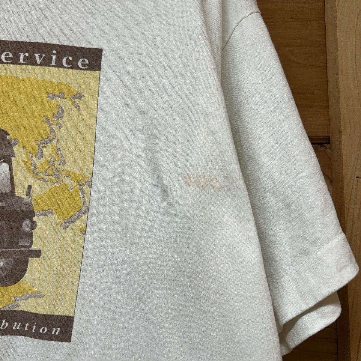 Fruit Of The Loom Vintage 90s UPS Mail Parcel Service Promo Graphic T Shirt Size US XL / EU 56 / 4 - 3 Thumbnail