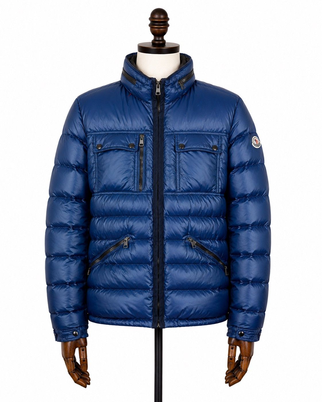 Moncler Men`s Moncler Norbert Blue Nylon Puffer Jacker Size 5 / L-XL Size US L / EU 52-54 / 3 - 1 Thumbnail