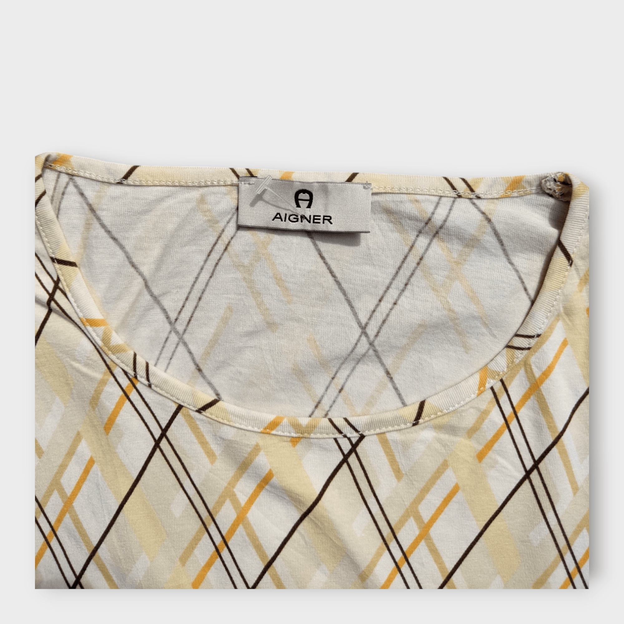 Aigner Aigner Check T shirt Size M / US 6-8 / IT 42-44 - 3 Thumbnail