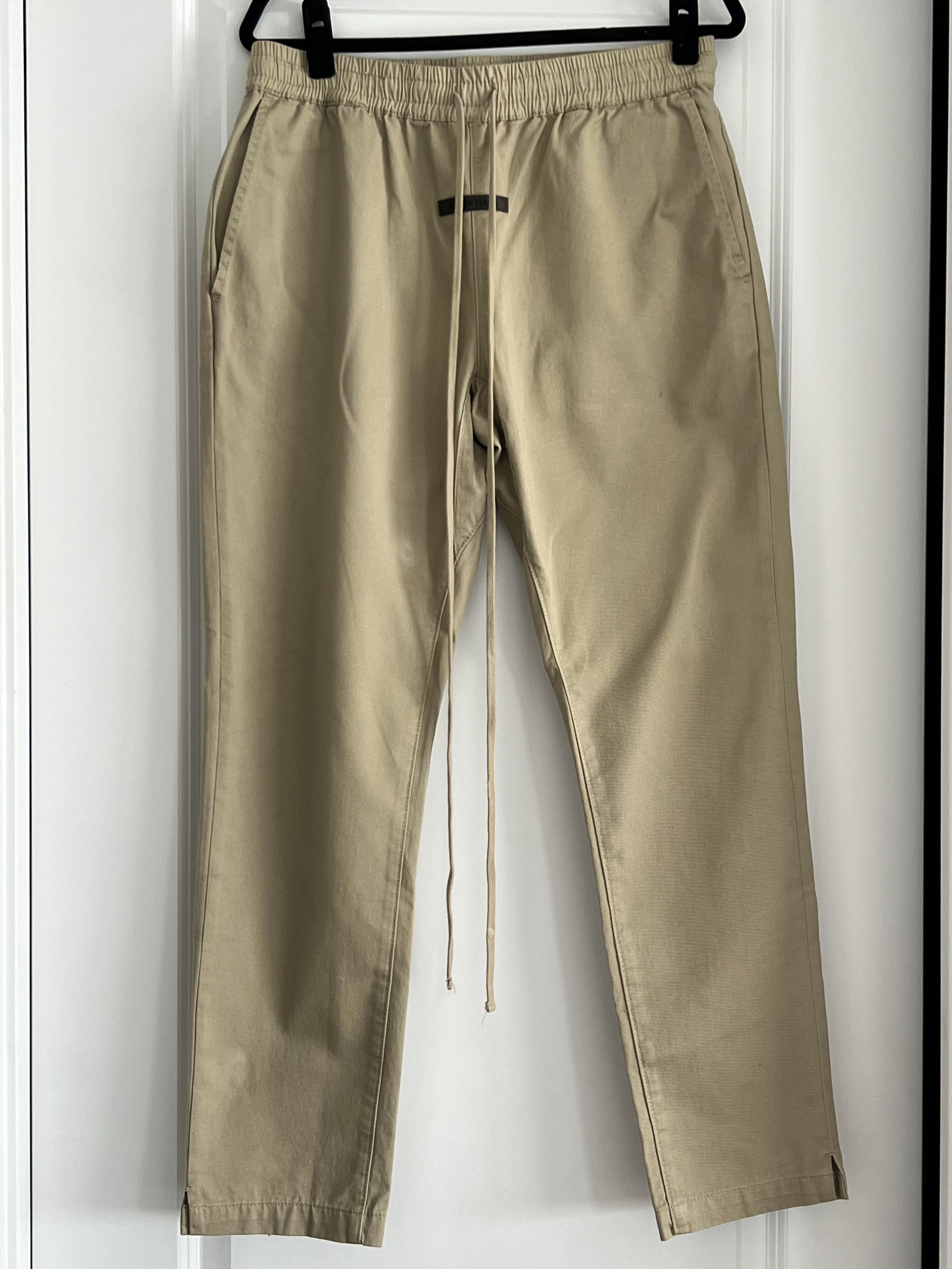 Essentials Fear of God Essentials Twill Pants (Khaki) Size US 31 - 1 Thumbnail