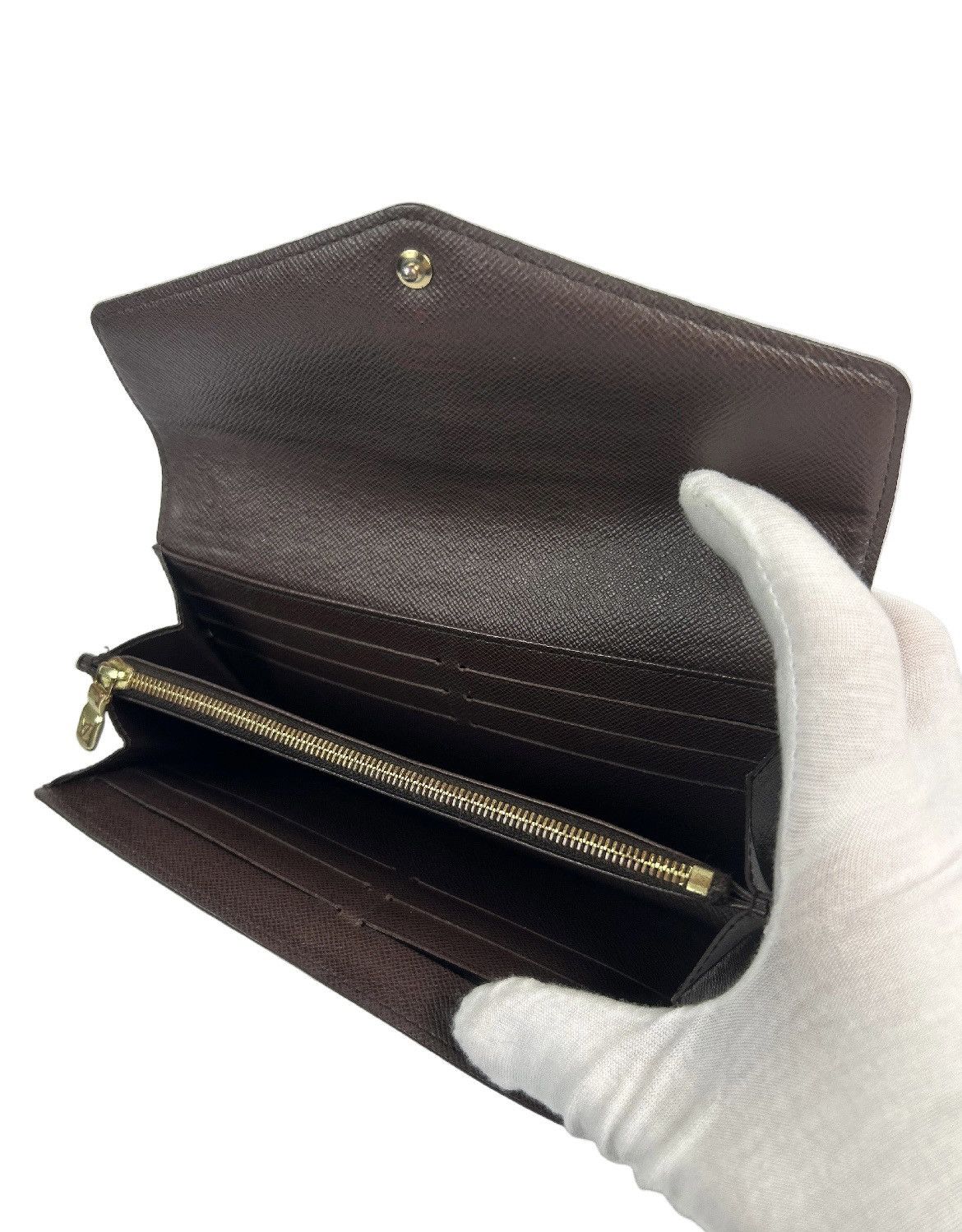 Louis Vuitton Louis Vuitton Damier Ebene Envelope Long Wallet Size ONE SIZE - 3 Thumbnail