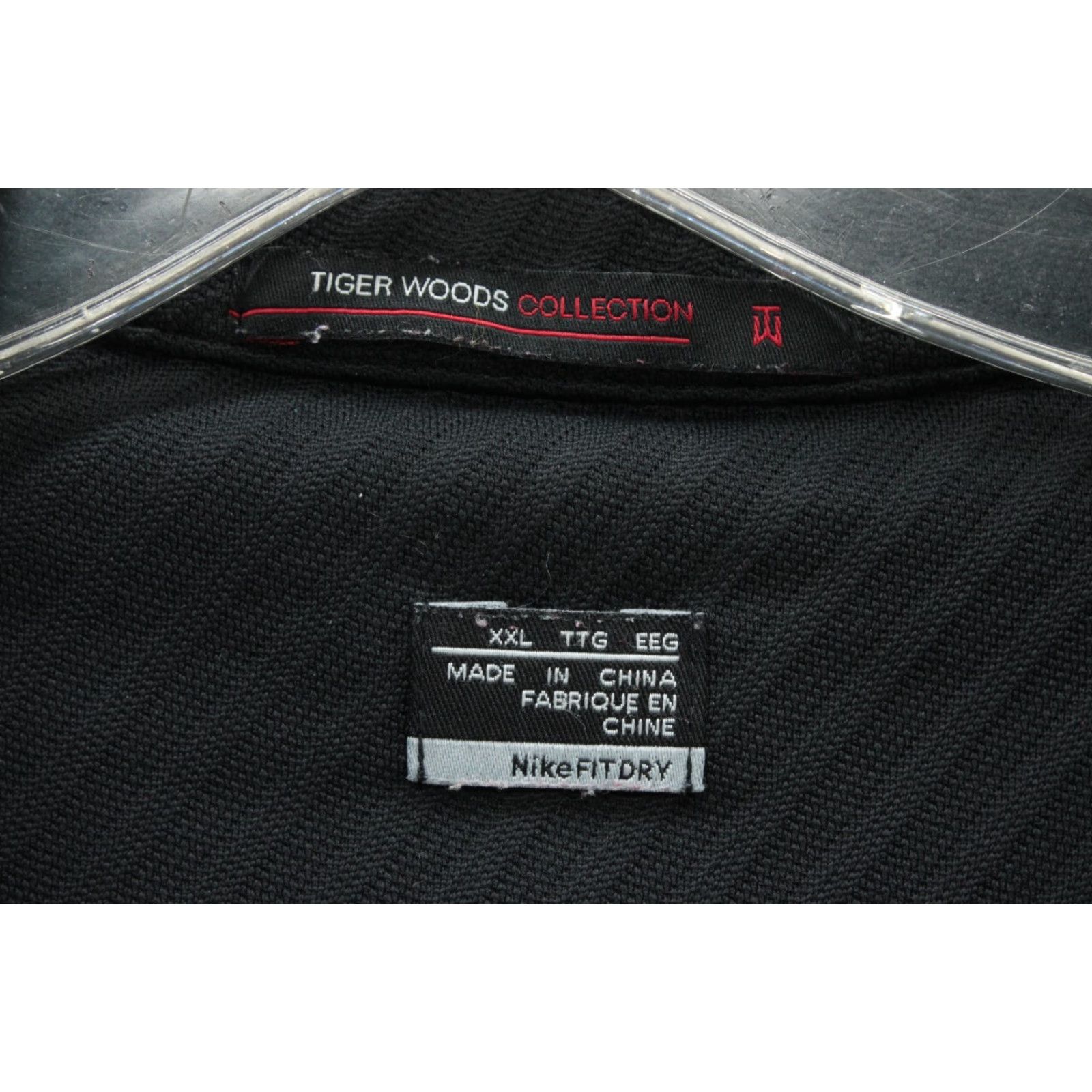 Nike Nike Tiger Woods Polo Shirt Mens 2XL Black Dri-FIT Golf Shirt Polo Nike Tiger Woods Golf 2XL Mens Black Dri-FIT Pearland Golf Club Size US XXL / EU 58 / 5 - 4 Thumbnail