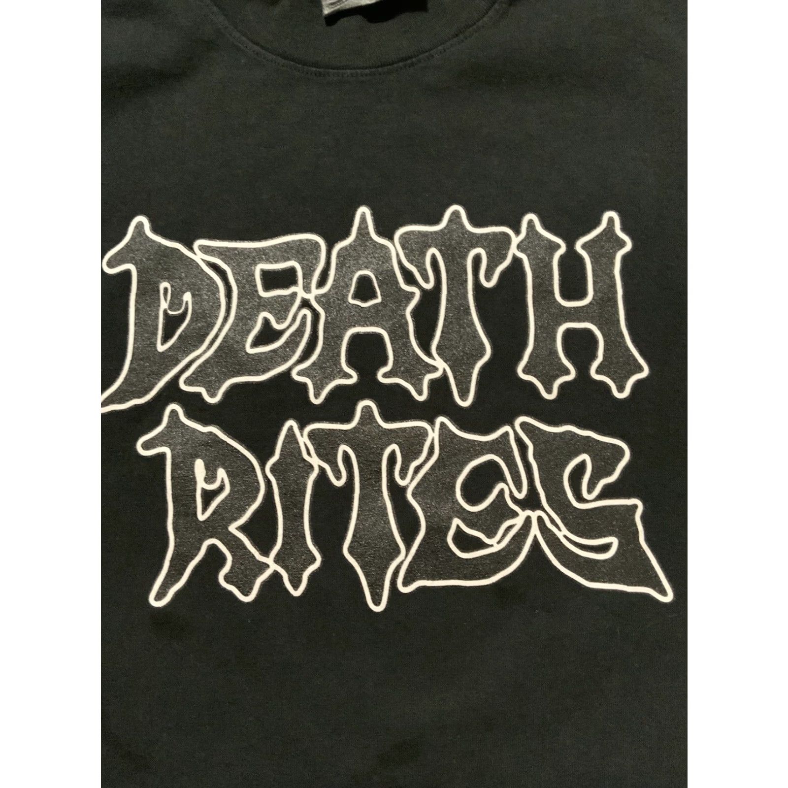 Vintage Death Rites T-Shirt Zulu Haywire Leave No Doubt Anti Live At Hollywood Dungeon S Black Mens Short Sleeve Shirt Size US S / EU 44-46 / 1 - 6 Thumbnail