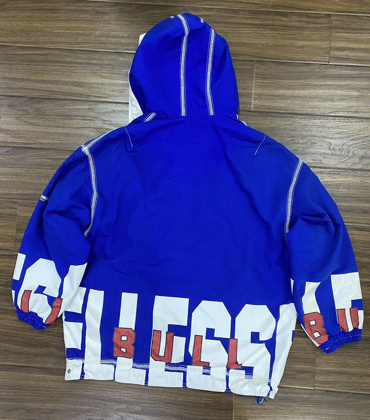 Ellesse × Vintage Vintage ELLESSE BULL HalfZipper Hoodie Size US M / EU 48-50 / 2 - 2 Thumbnail