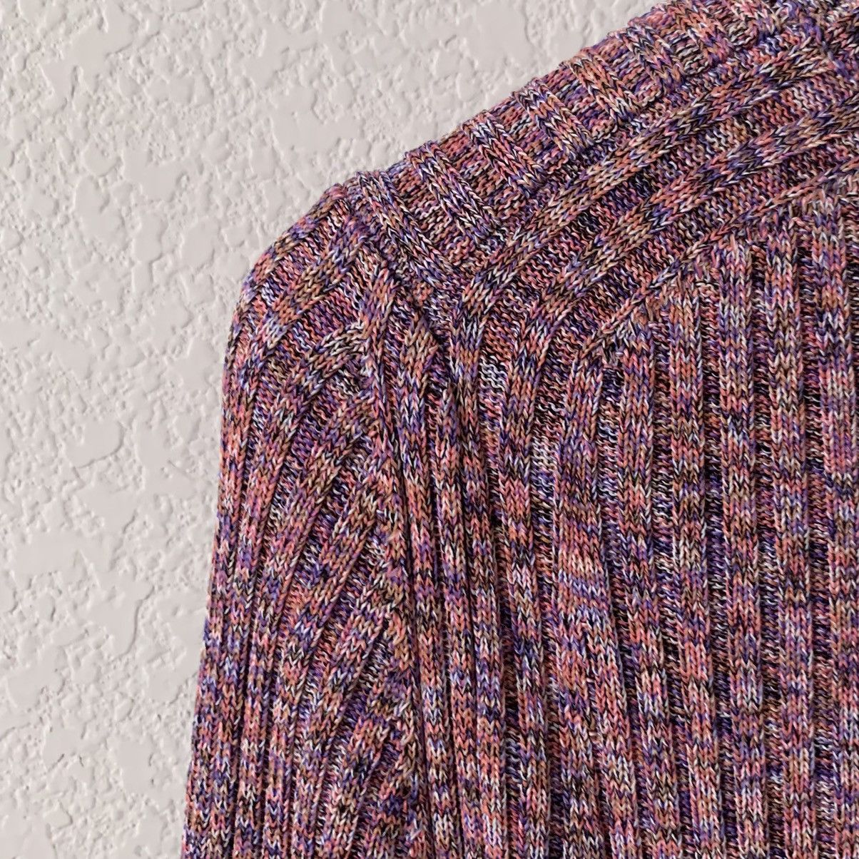 Zimmermann Zimmermann pink multi rainbow knit top split hem Size S / US 4 / IT 40 - 12 Thumbnail
